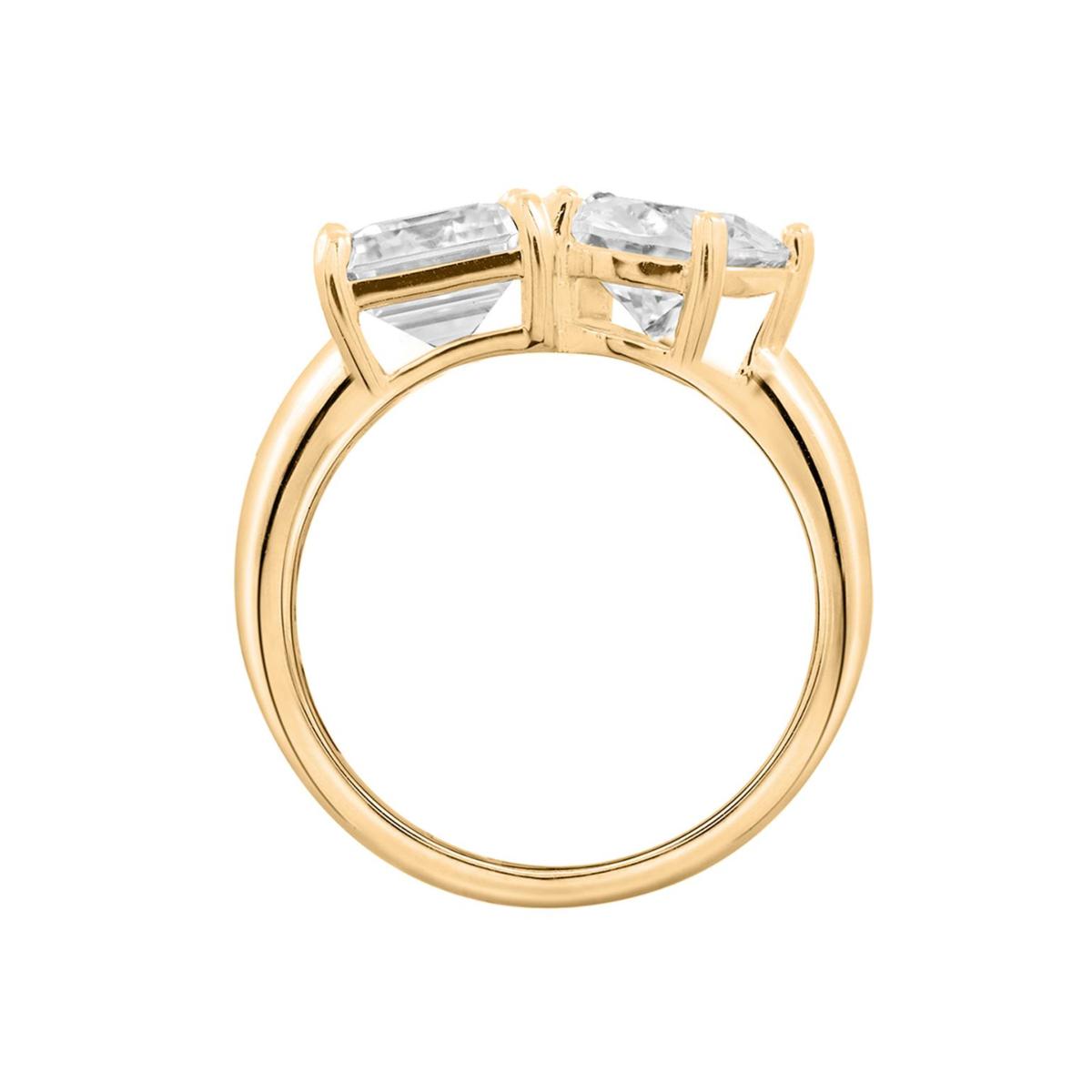 Radiance by Absolute™ 10.27ctw Oval and Emerald Cut Double