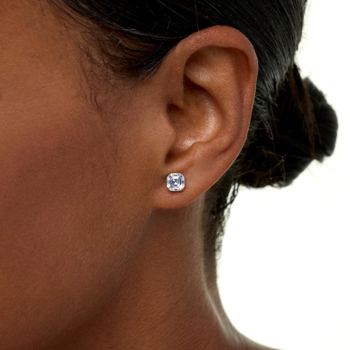 Radiance by Absolute™ 10K Gold Solitaire Stud Earrings | HSN