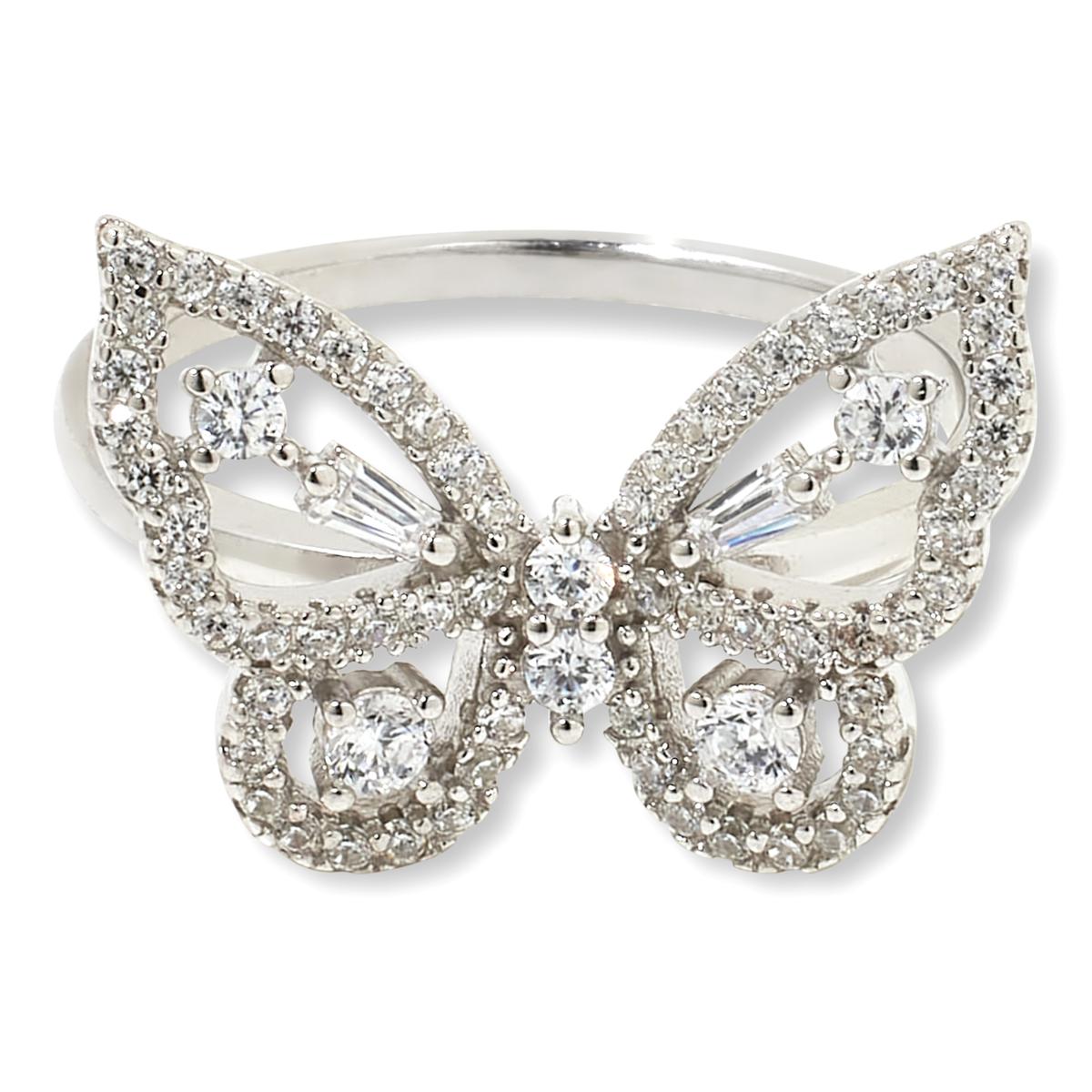 Radiance by Absolute™ 2ctw Butterfly Ring and Necklace 2