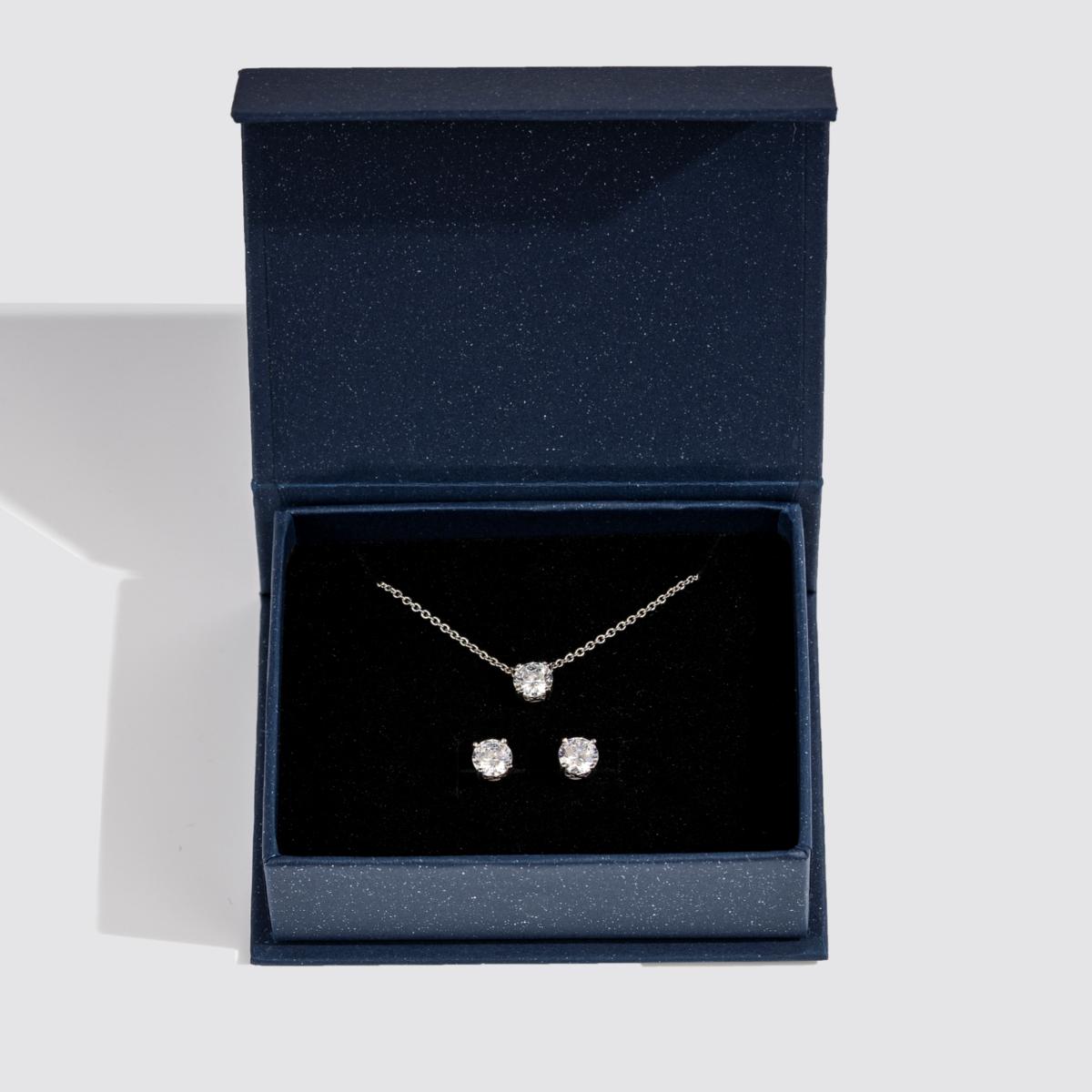 Radiance by Absolute™ 4.77ctw Round Slide Pendant Necklace Radiance by Absolute™ 4.77ctw Round Slide Pendant Necklace