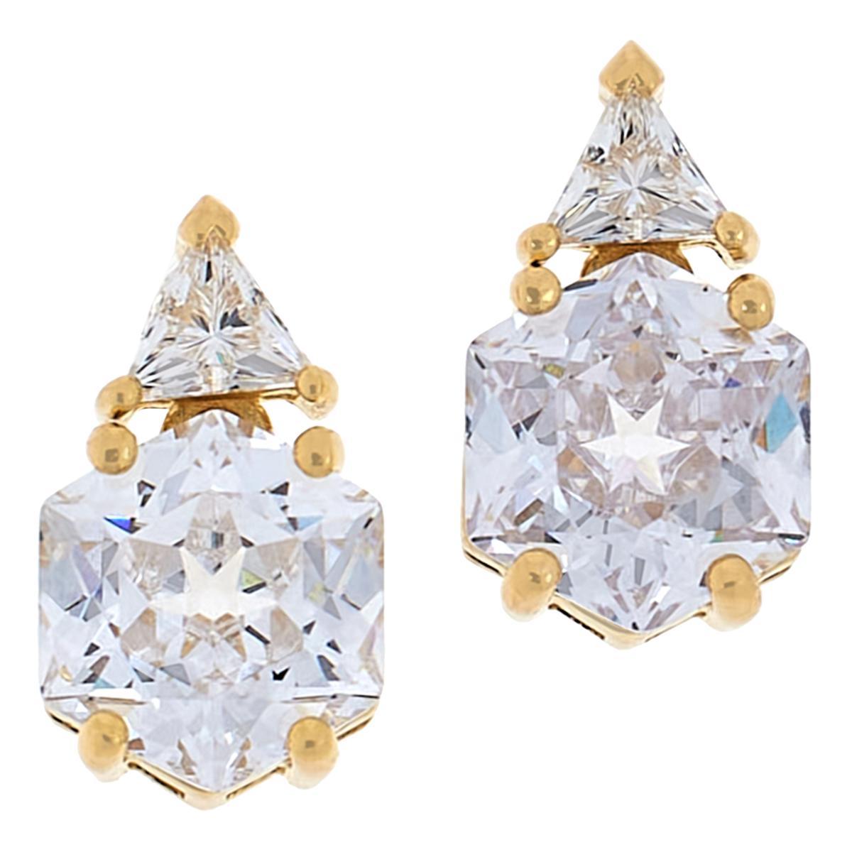 Pear Shape Pavé Diamond Drop Earrings, 14K Yellow Gold