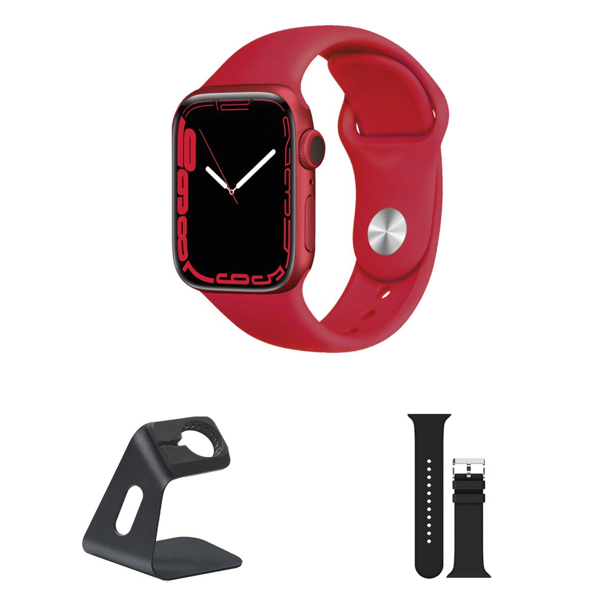 Refurbished Apple Watch Series 7 GPS + Cellular 41mm Bundle