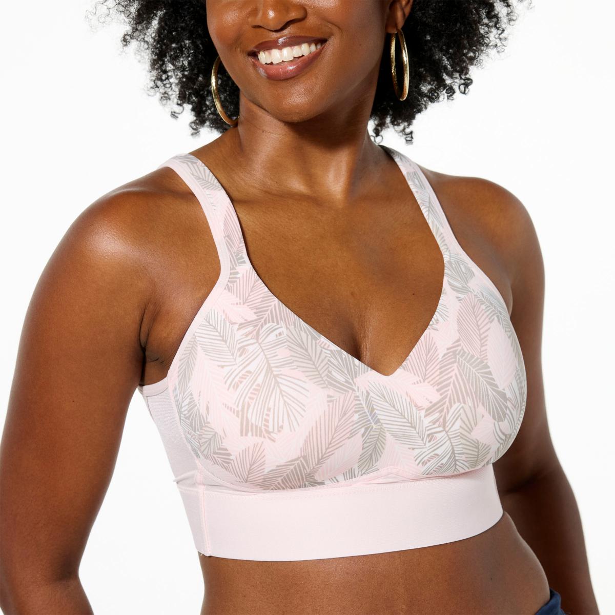 Rhonda Shear 2-pack Molded Cup Bra with Cross Back Mesh