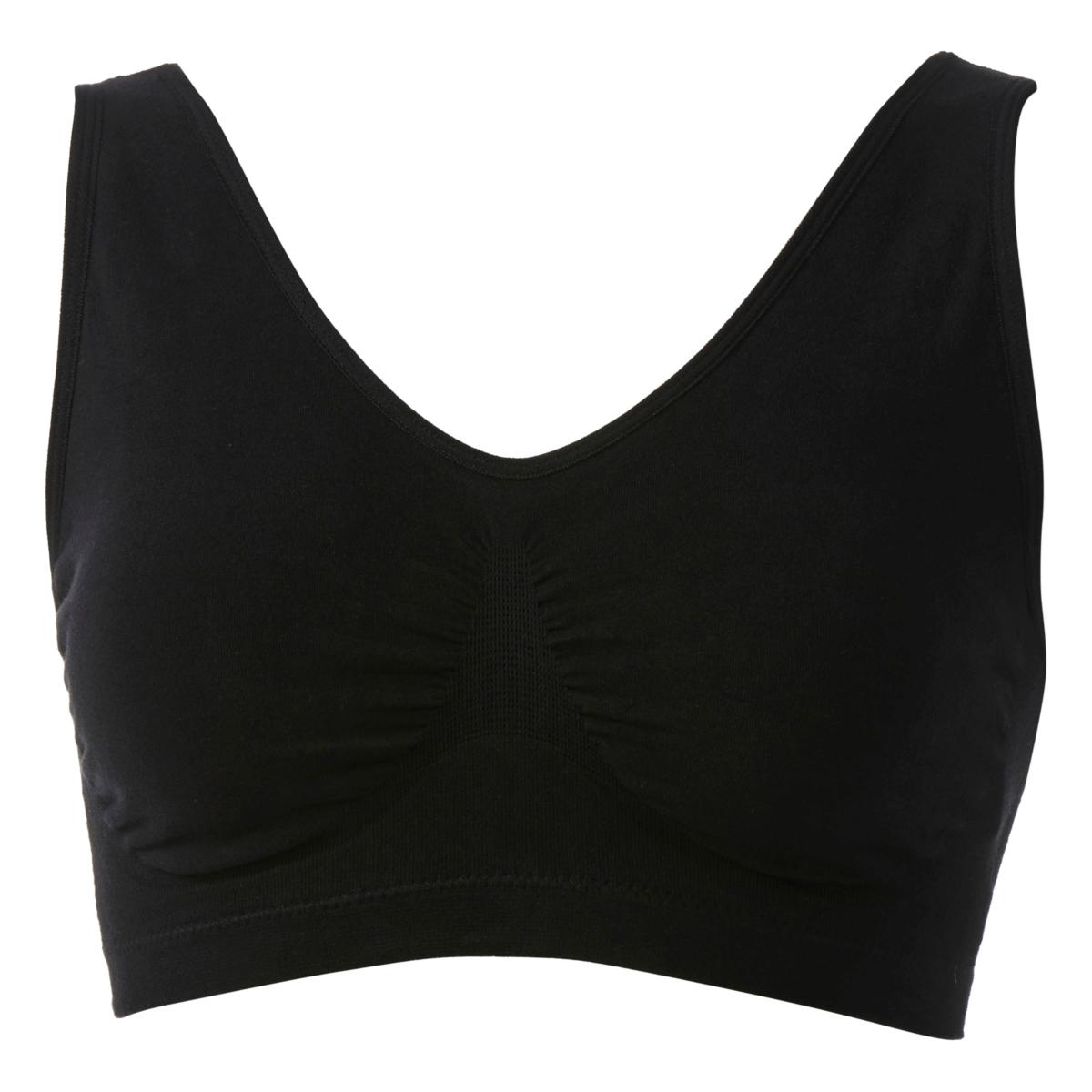 Rhonda Shear Sweetheart Ahh Bra 3-Pack - Size 3X, Wire-Free, Dark Colors (630-931)