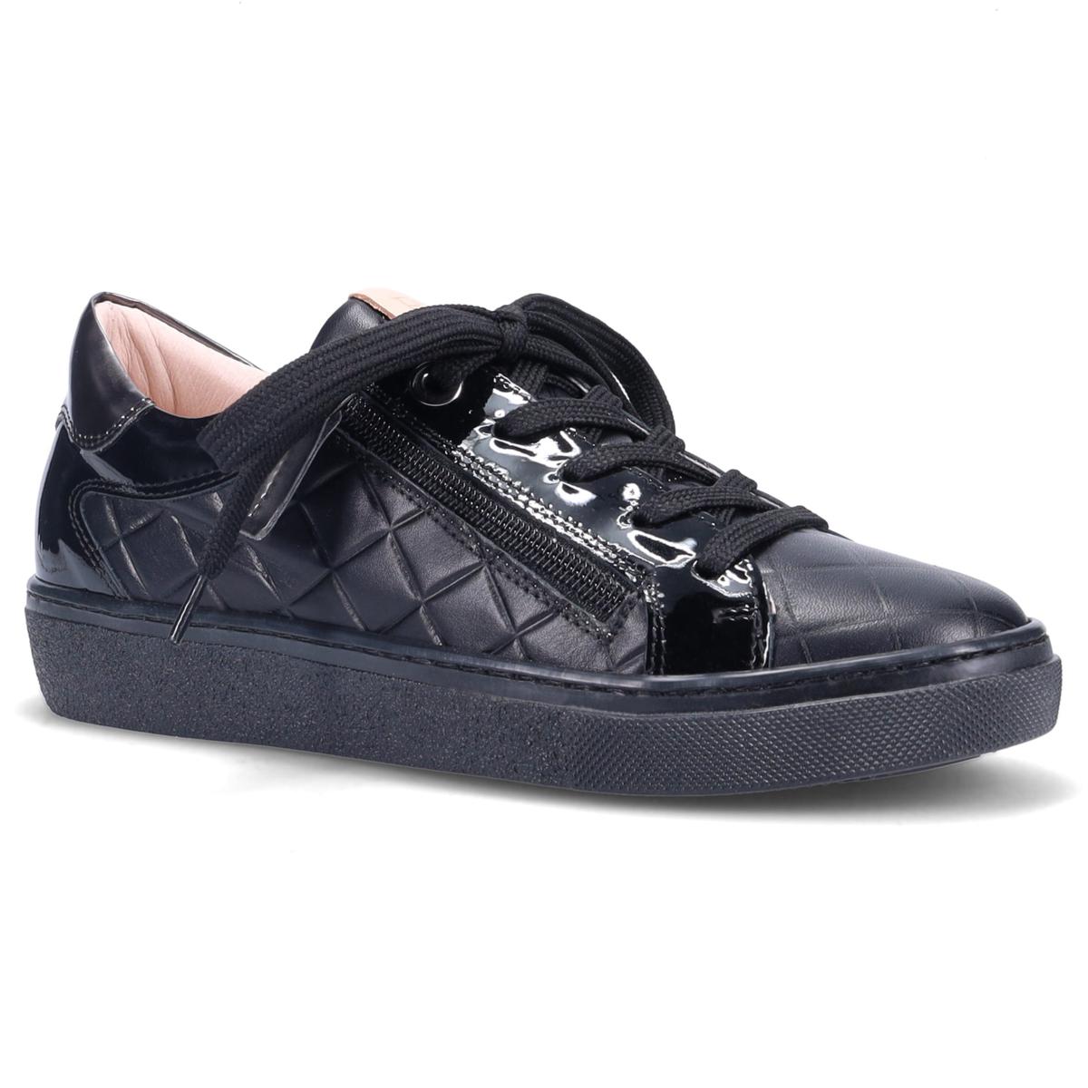 Ron White Orissa Leather Sneaker with Satin Shoe Bag | HSN