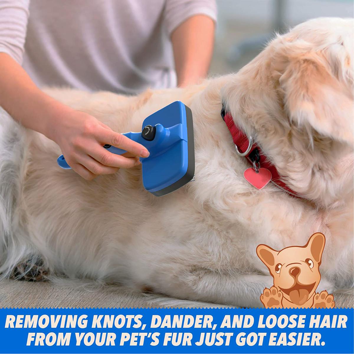 ruff n ruffus self cleaning slicker brush