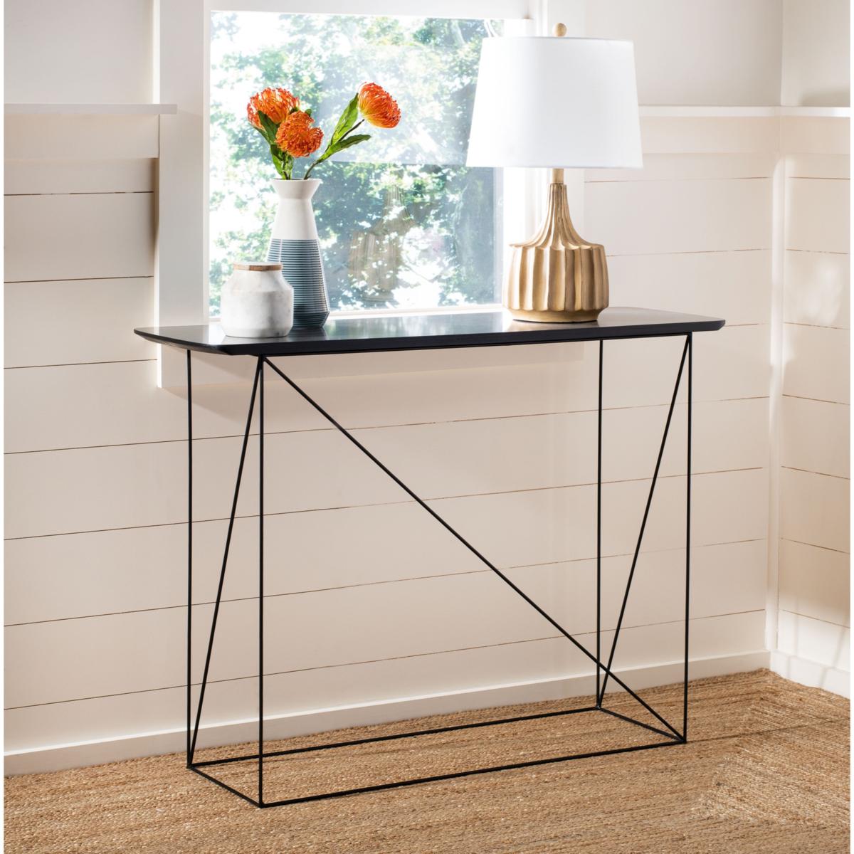 Thin Metal rectangular console table CS5120