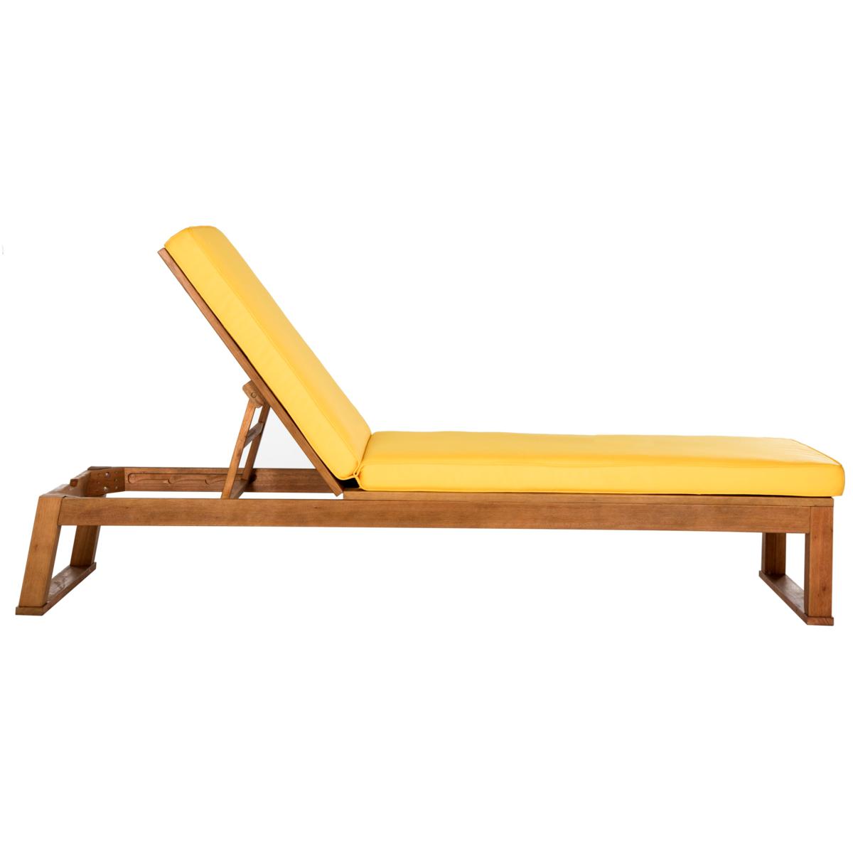 Safavieh Solano Sunlounger, Natural/Navy