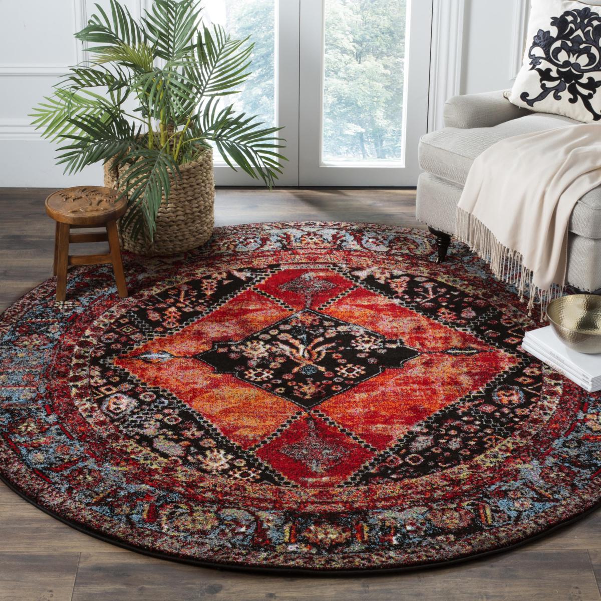 Safavieh Vintage Hamadan Merona Rug - 6'7" x 6'7" Round
