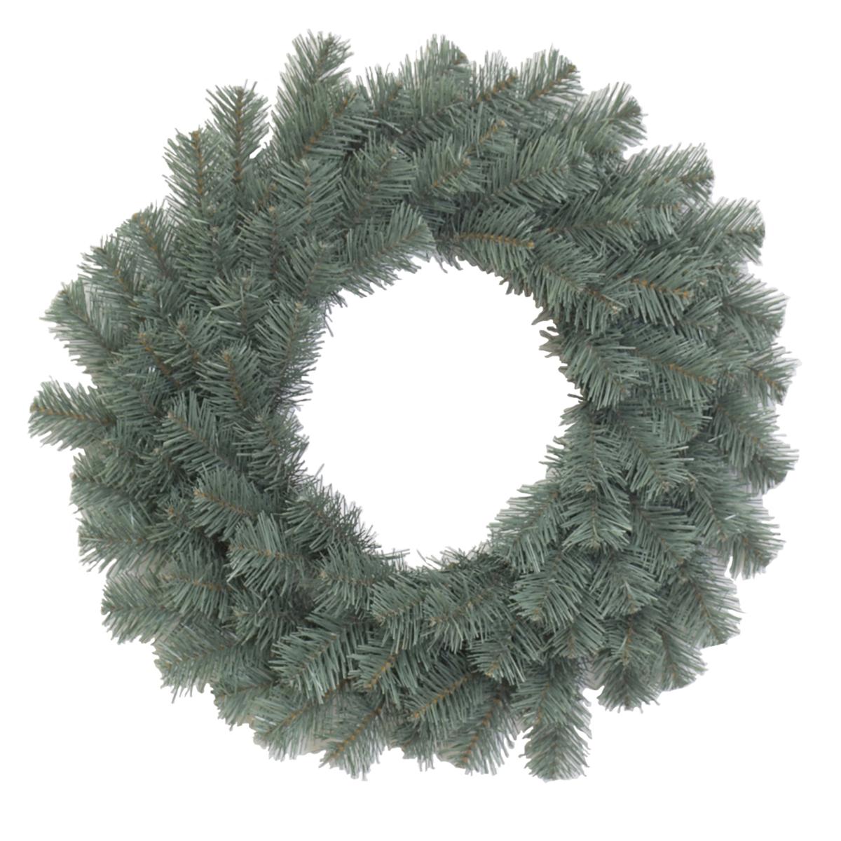 Santas Workshop 24 Blue Spruce Artificial Wreath 9717028 Hsn