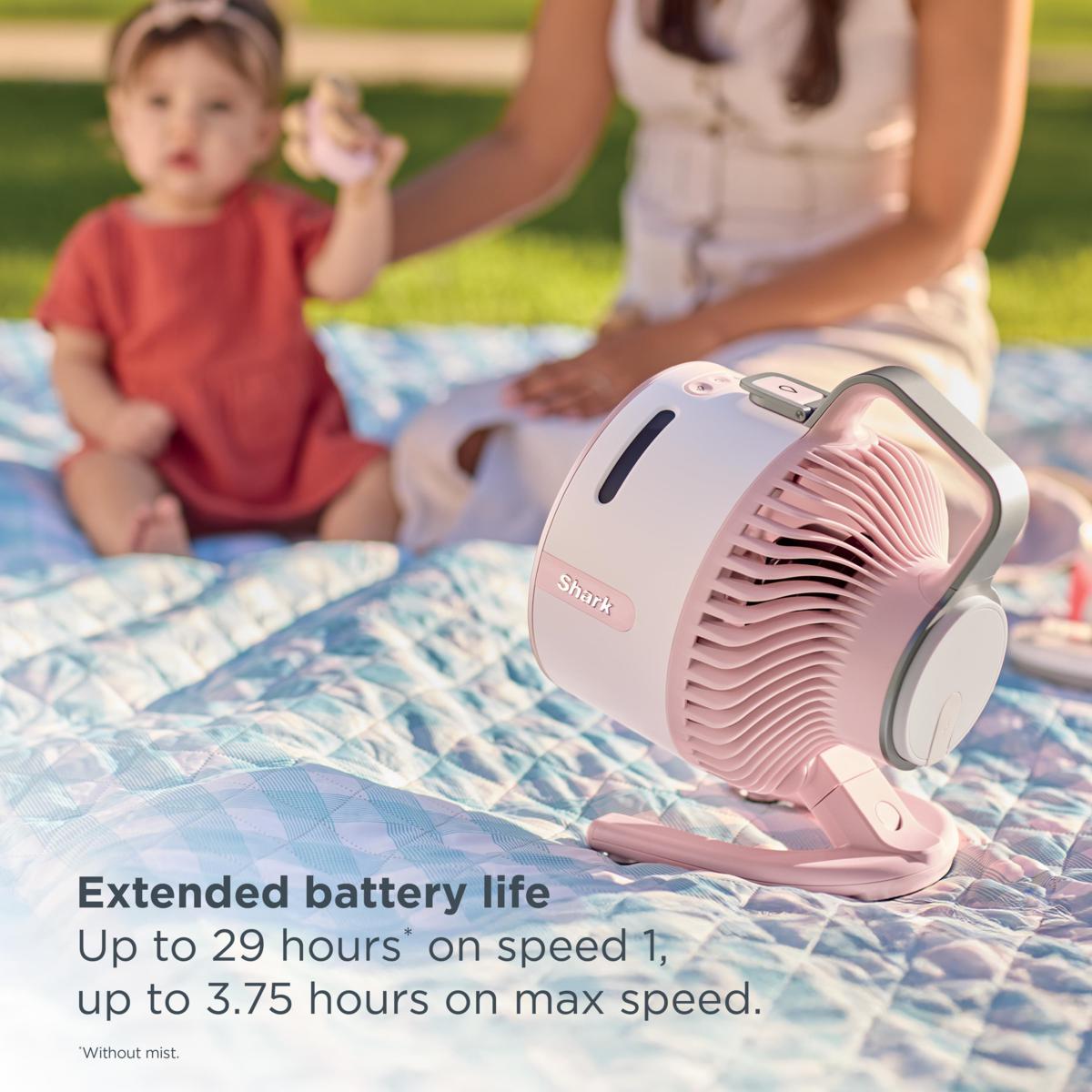 Shark FlexBreeze HydroGo Pro Portable Evaporative Mist Fan - Dune