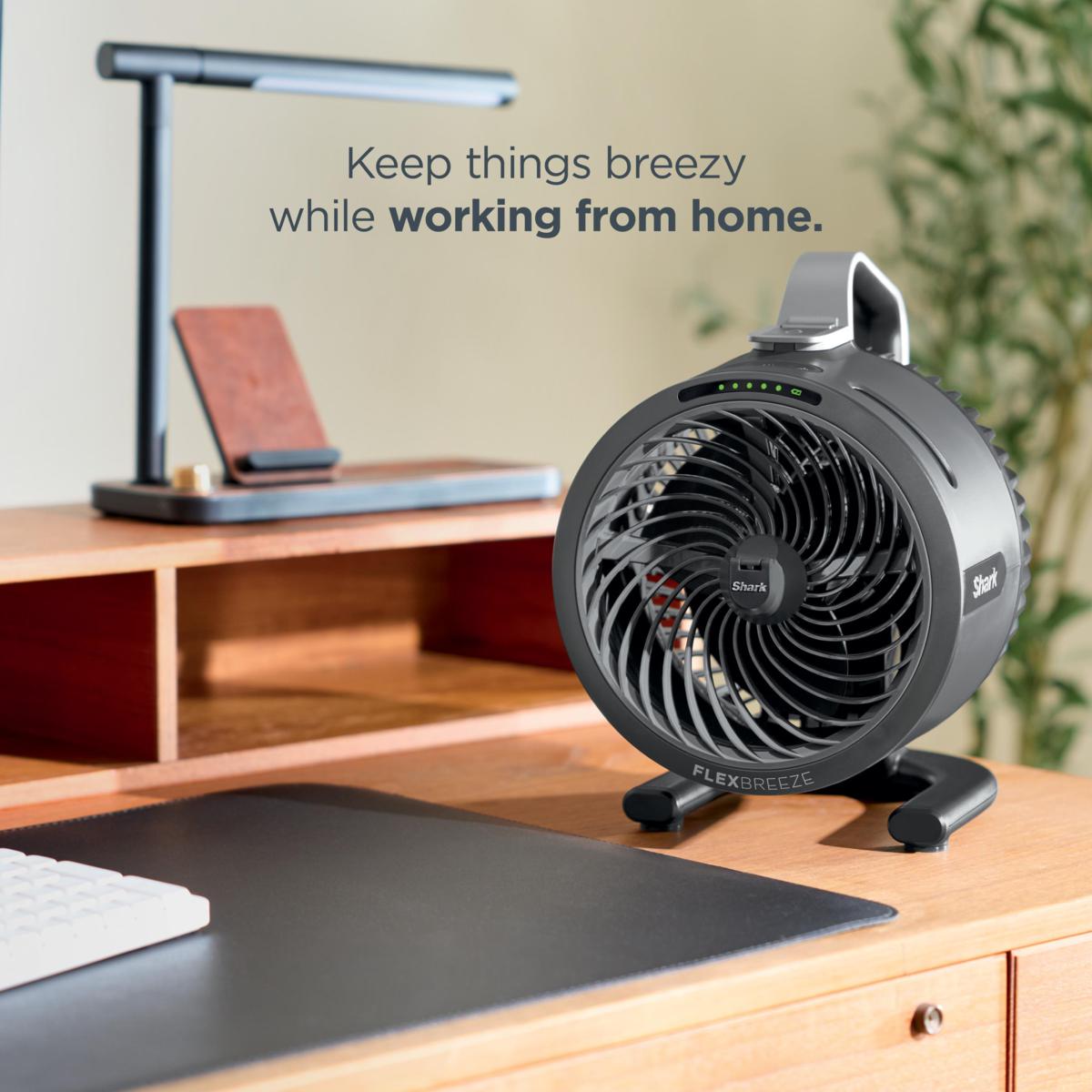 【美品】Shark FLEXBREEZE HydroGo 本体 Shark FlexBreeze HydroGo Pro Portable Evaporative Mist Fan - Sky | HSN