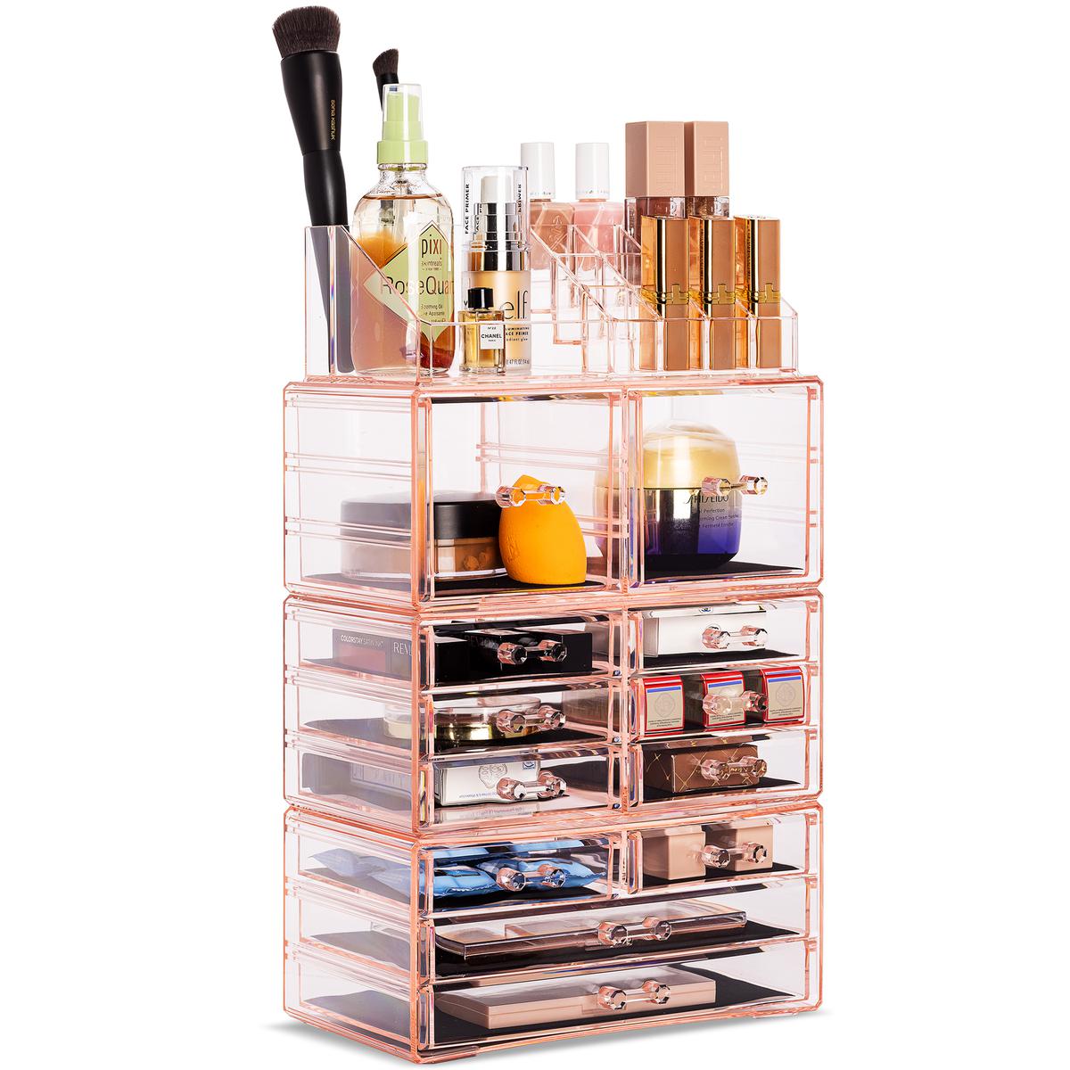 Small Makeup Organizer Set - Clear – Sorbus Beauty