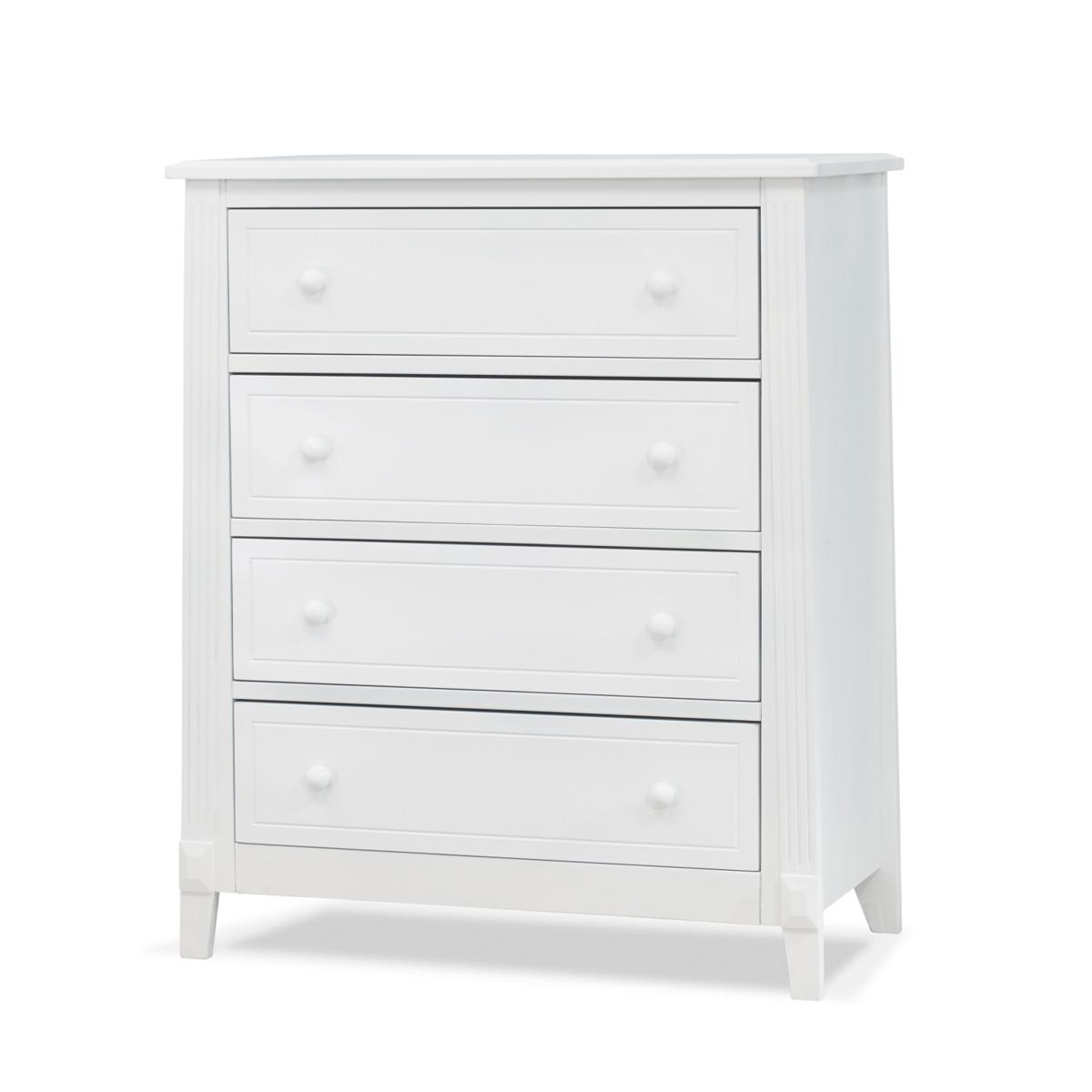 Sorelle Berkley 4 Drawer Standard Chest, White