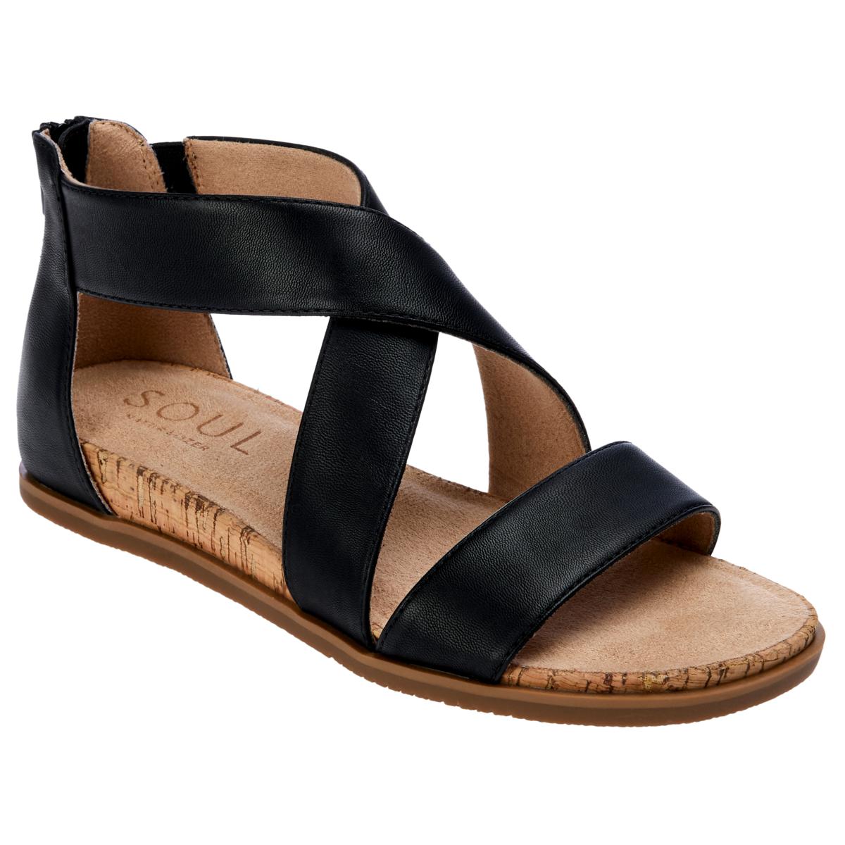 SOUL Naturalizer Cindi Sandal Zipper Closure