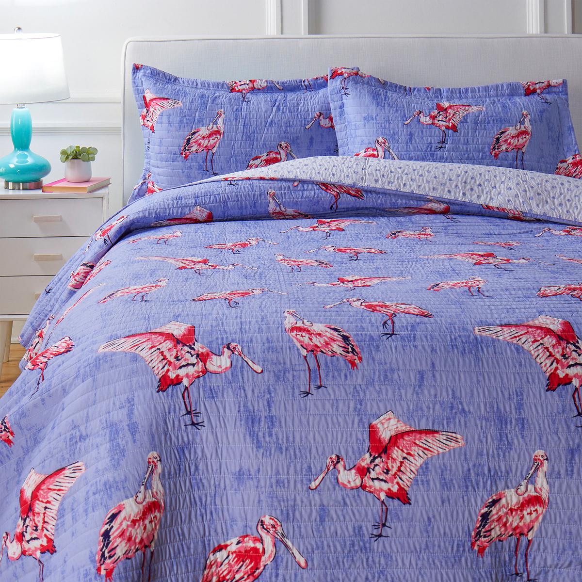 Cozy Line Home Fashions 3-Piece Reversible Quilt Set – 100% Cotton, Floral, Cottage Style, Yellow