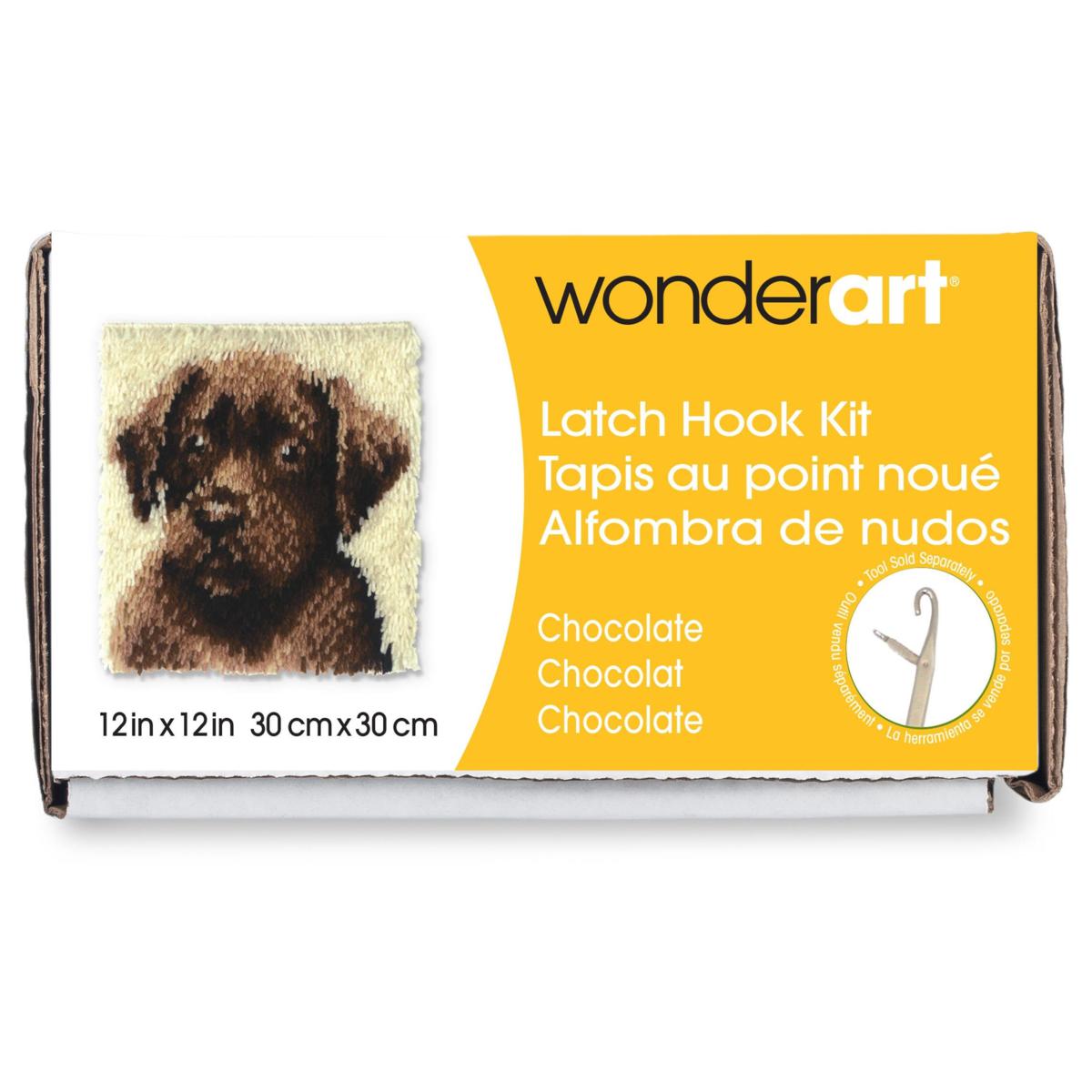 Spinrite Wonderart Latch Hook Kit 27X40 - Midnight Wolves