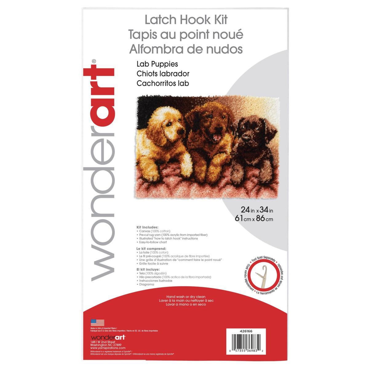 Wonderart Classic Latch Hook Kit 20x30 Deer