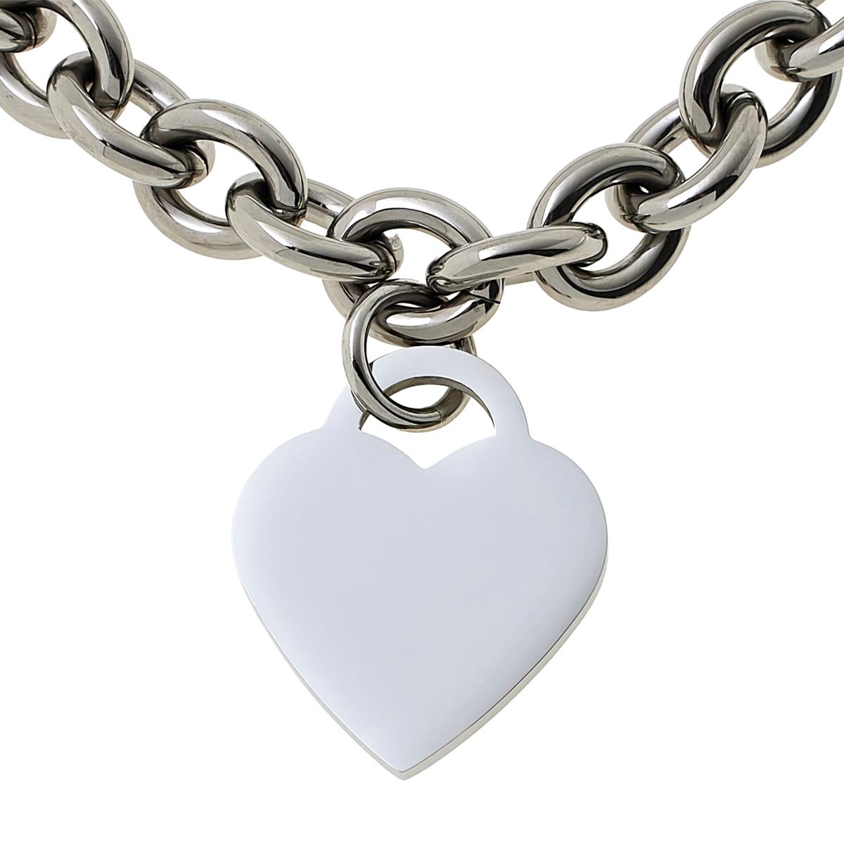 TIFFANY & CO. Return to Tiffany Heart Tag Necklace SS - Timeless Luxuries