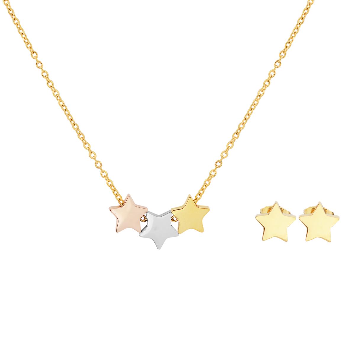 star necklace and earring set