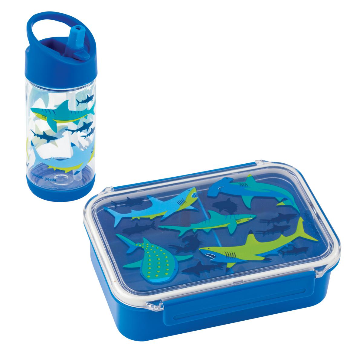 Stephen Joseph, Shark Bento Box, Plastic, 7 x 5 x 2 inches