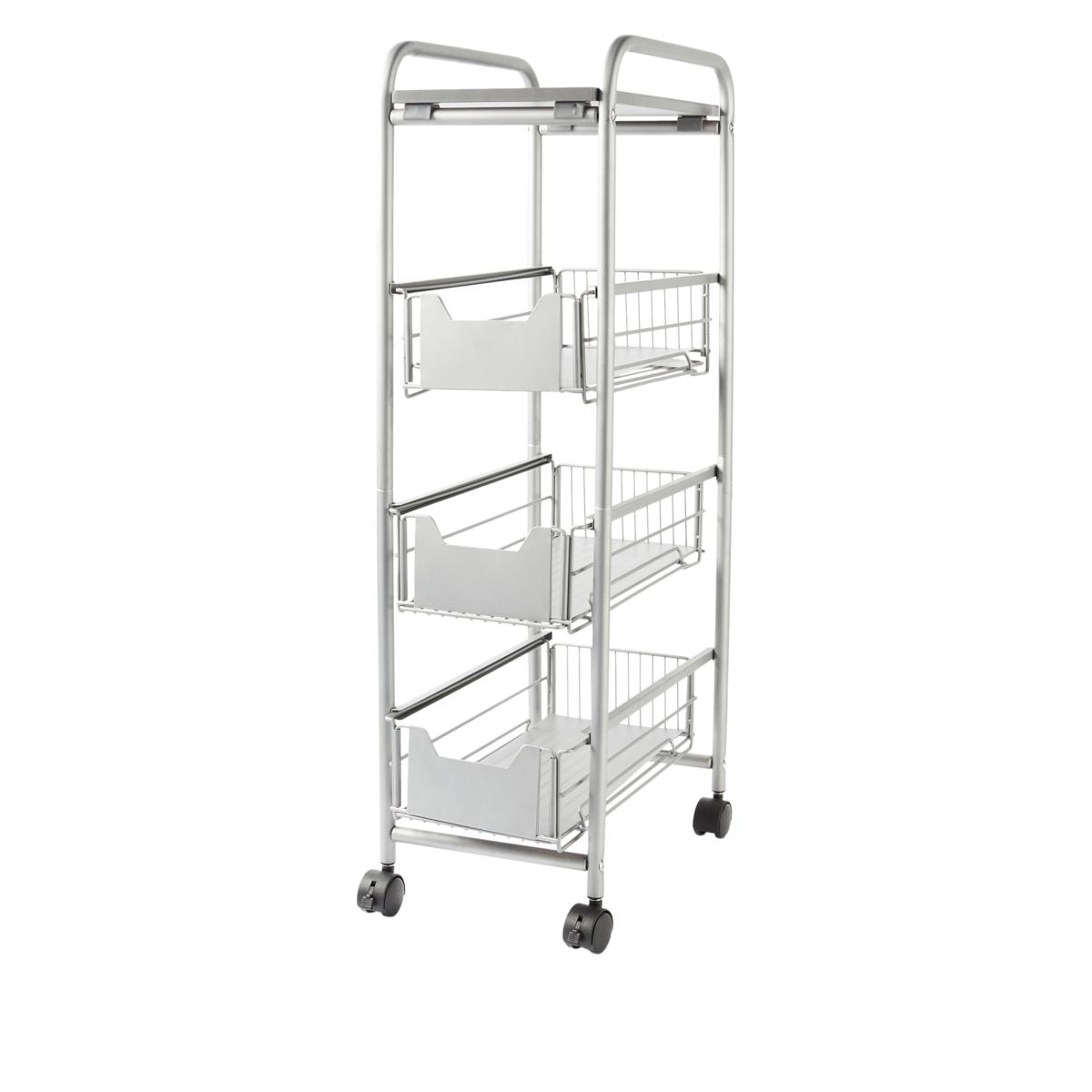 StoreSmith 3-Tier Wood/Metal Rack