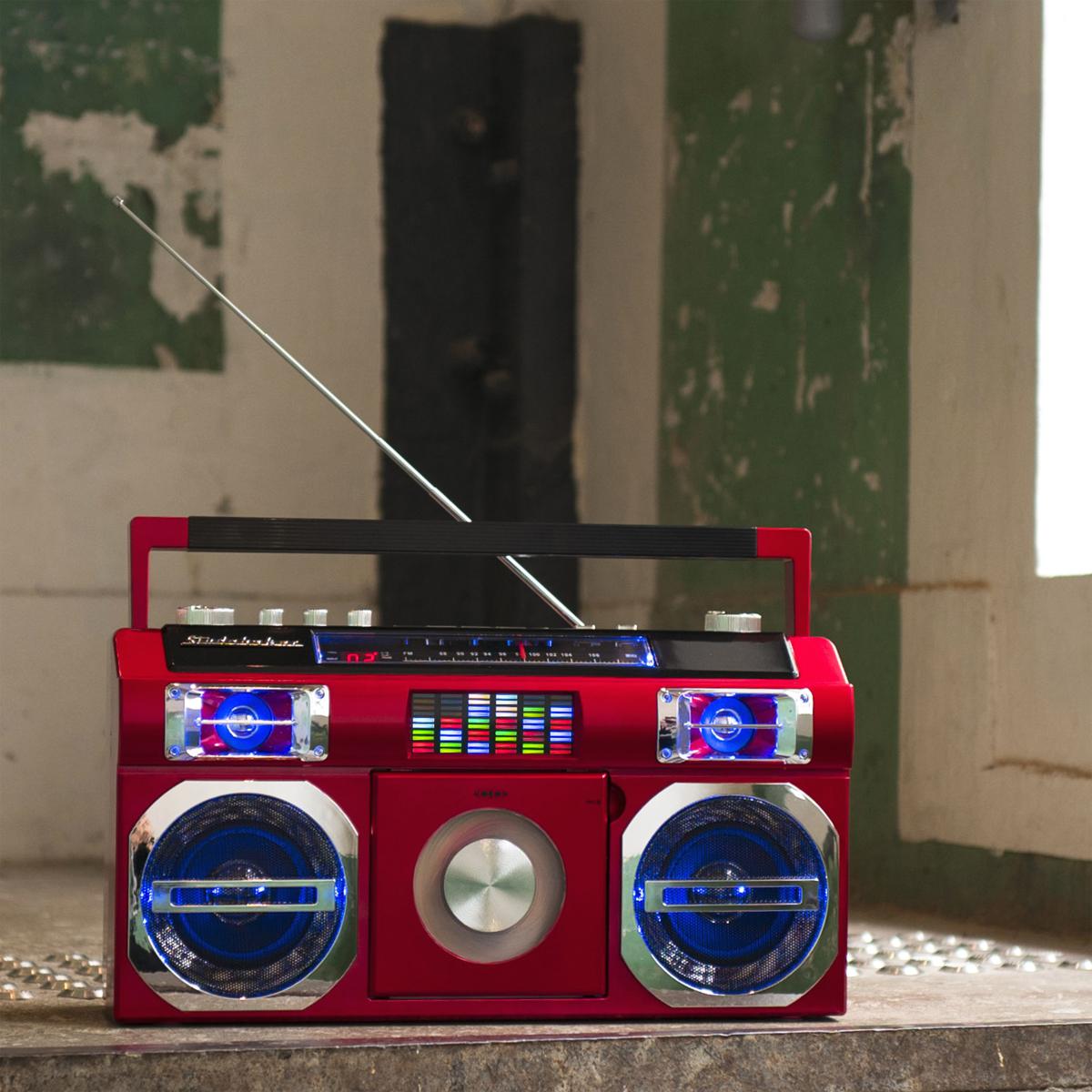 Fashion boombox retro bluetooth