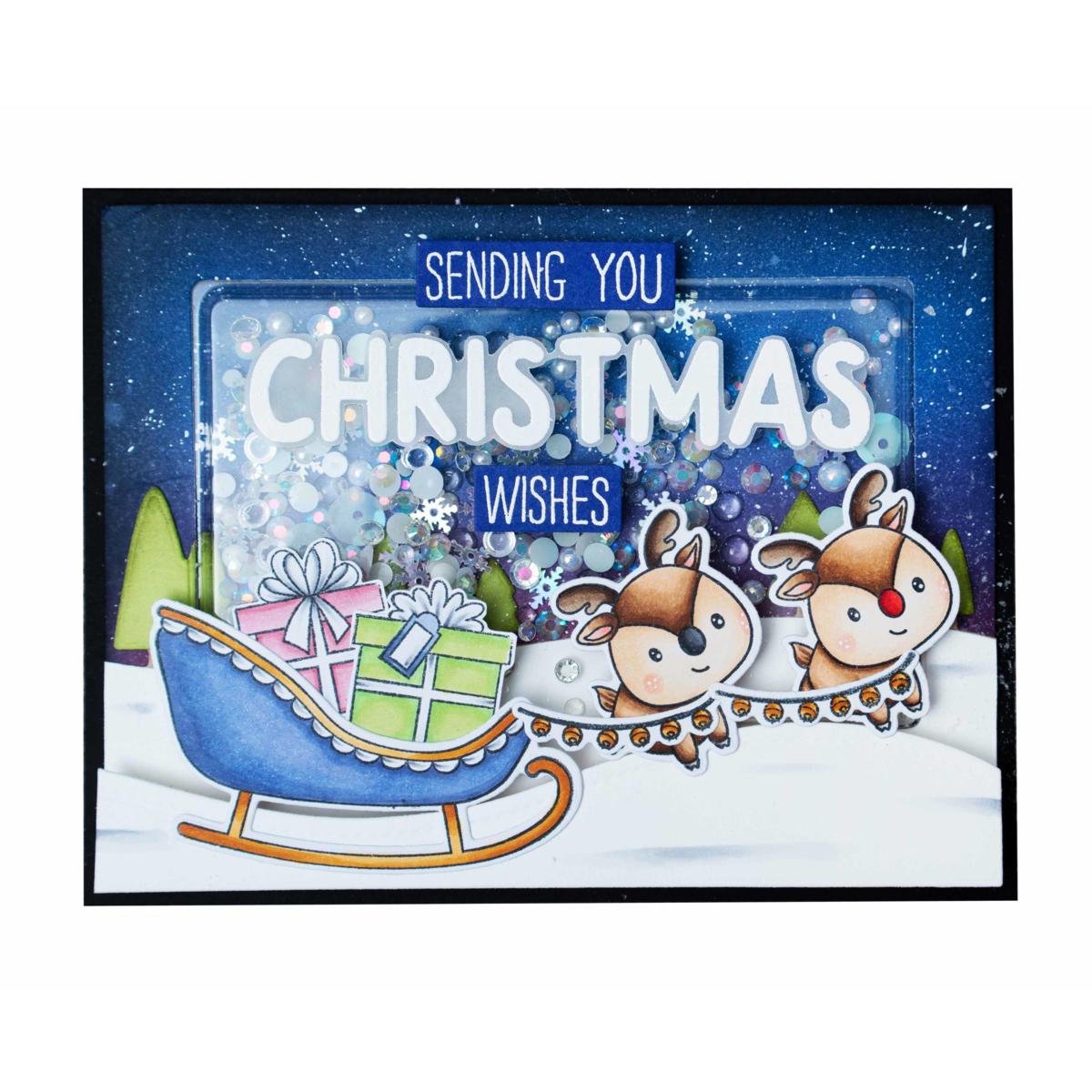 Studio Light SS Stamp Quotes Small Christmas Loading Sweet Stories