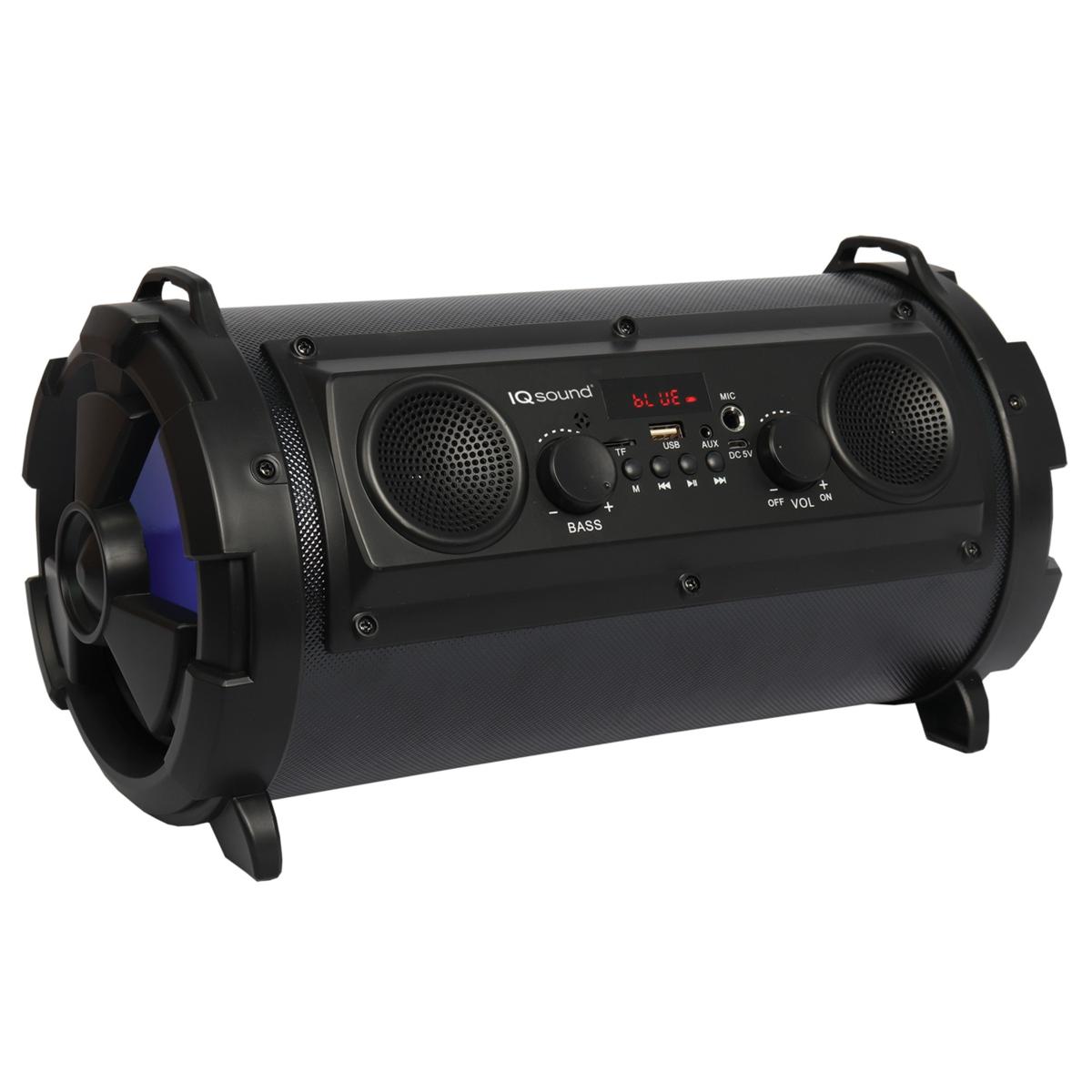 Supersonic IQ-1525BT-BK Wireless Bluetooth Speaker - Black | HSN