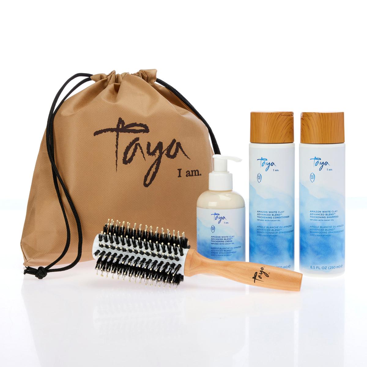 Taya 4Piece Amazon White Clay Set with Bag 22074724 HSN