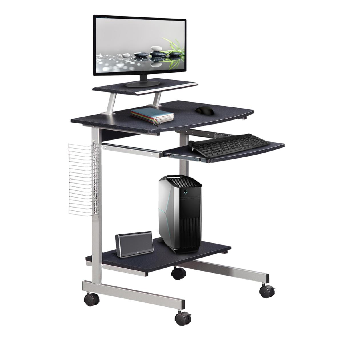 Techni Mobili  Compact Computer Cart With Storage