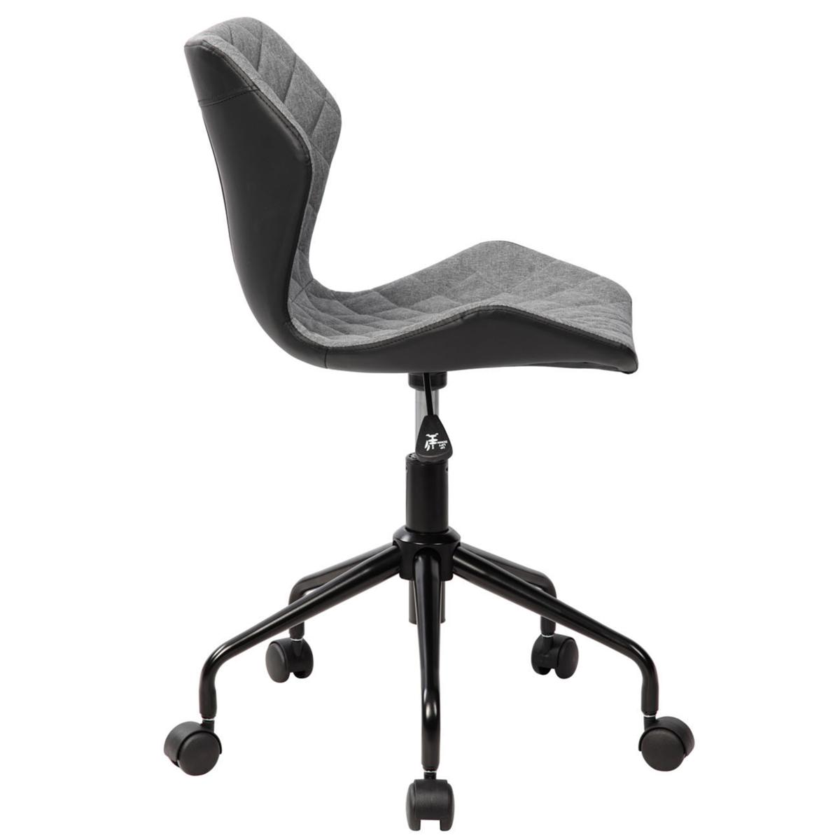 techni mobili tufted armless desk chair