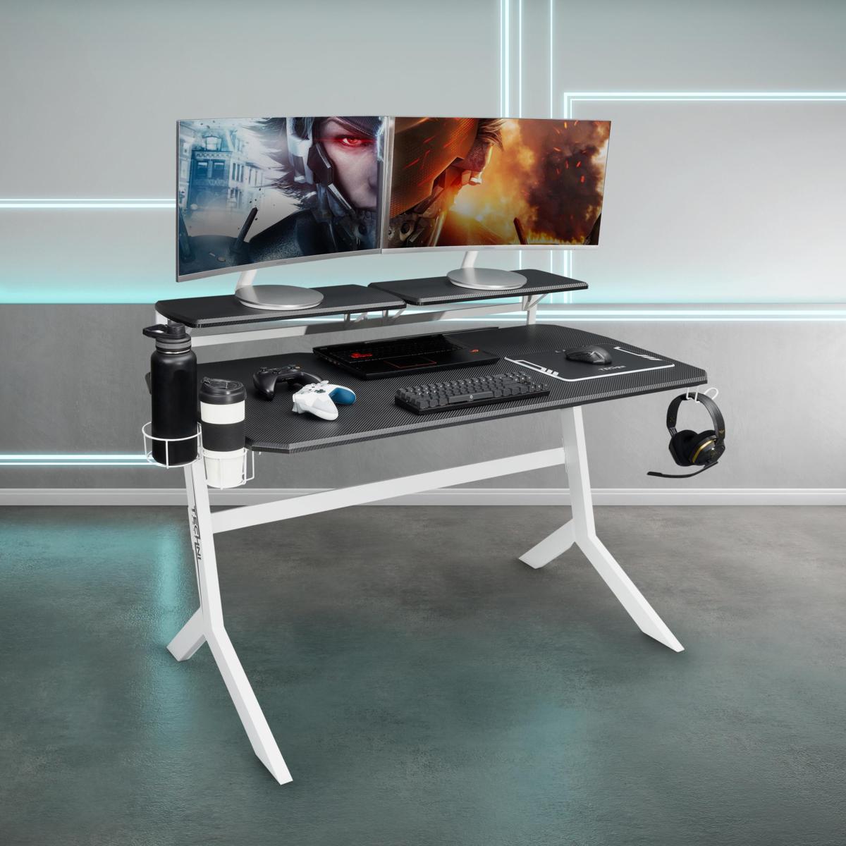 techni sport blue stryker gaming desk