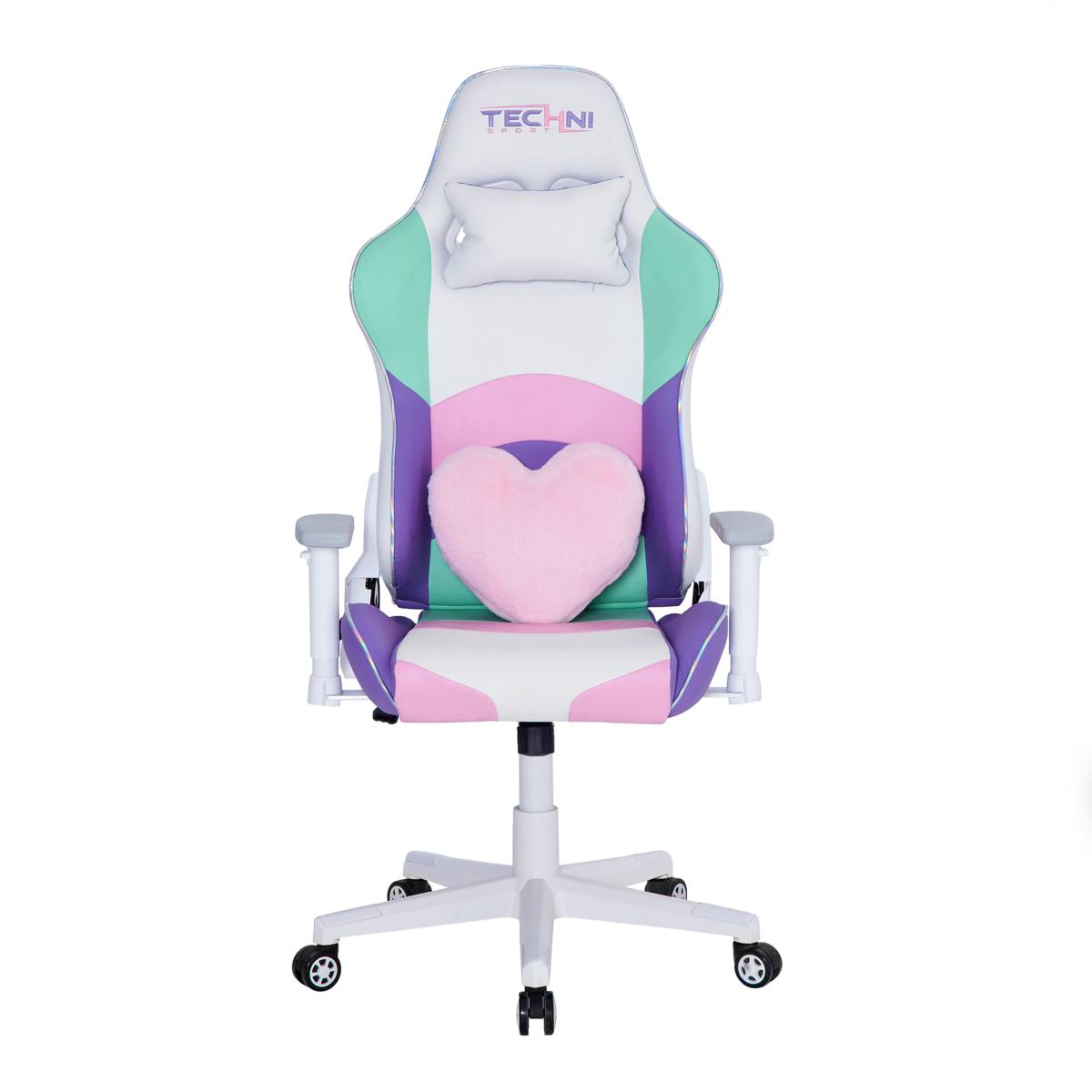 Gamefitz Gaming Chair (Pink & White)