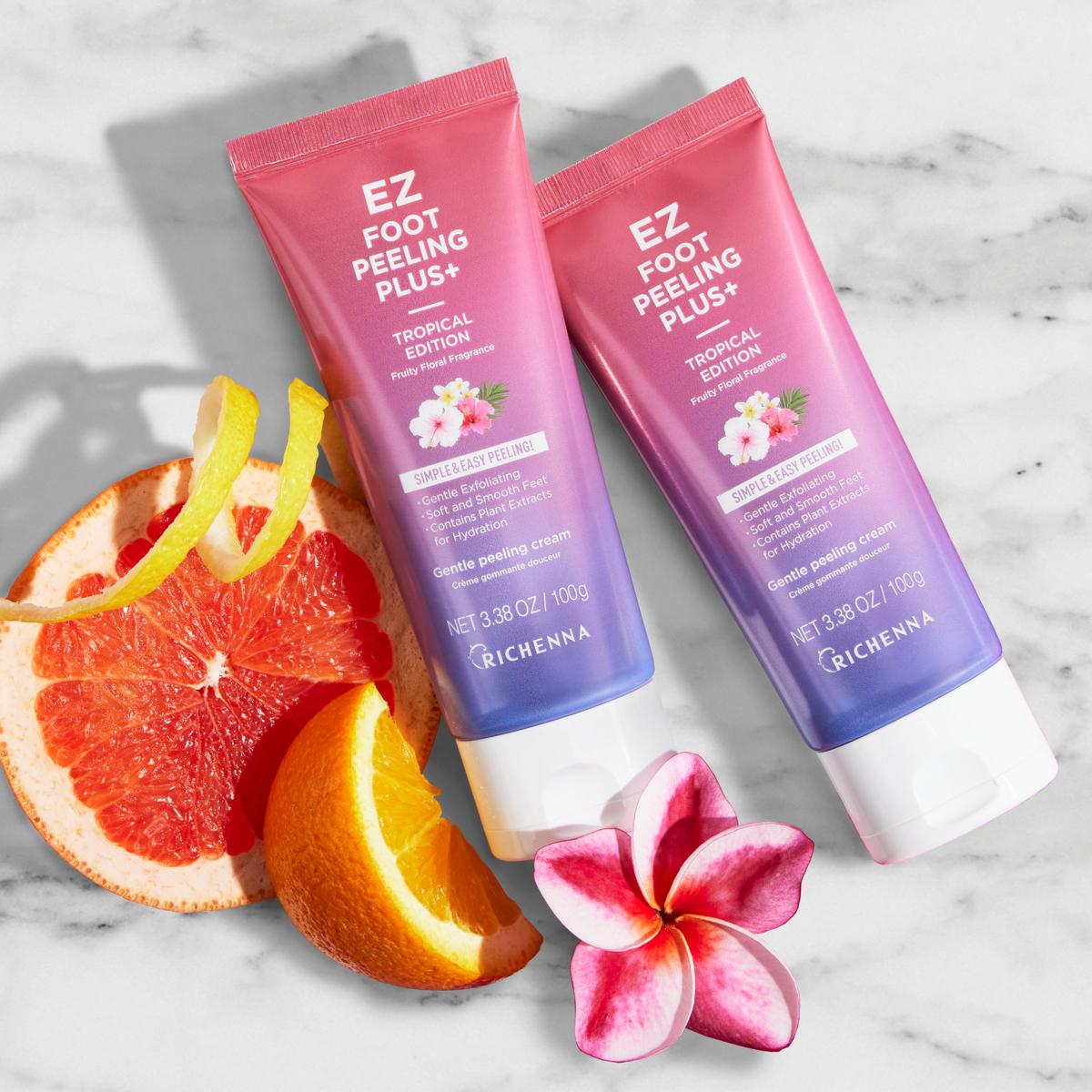 The Beauty Spy 2-pack Tropical Edition EZ Foot Peeling Plus