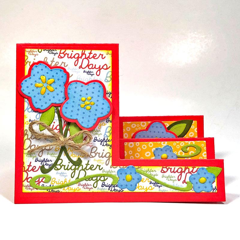 The Stamps Of Life CENTER STEP-UP CARD DIE SET /CARD MAKING