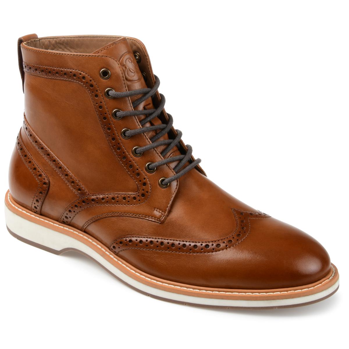 mens lace up wingtip boots