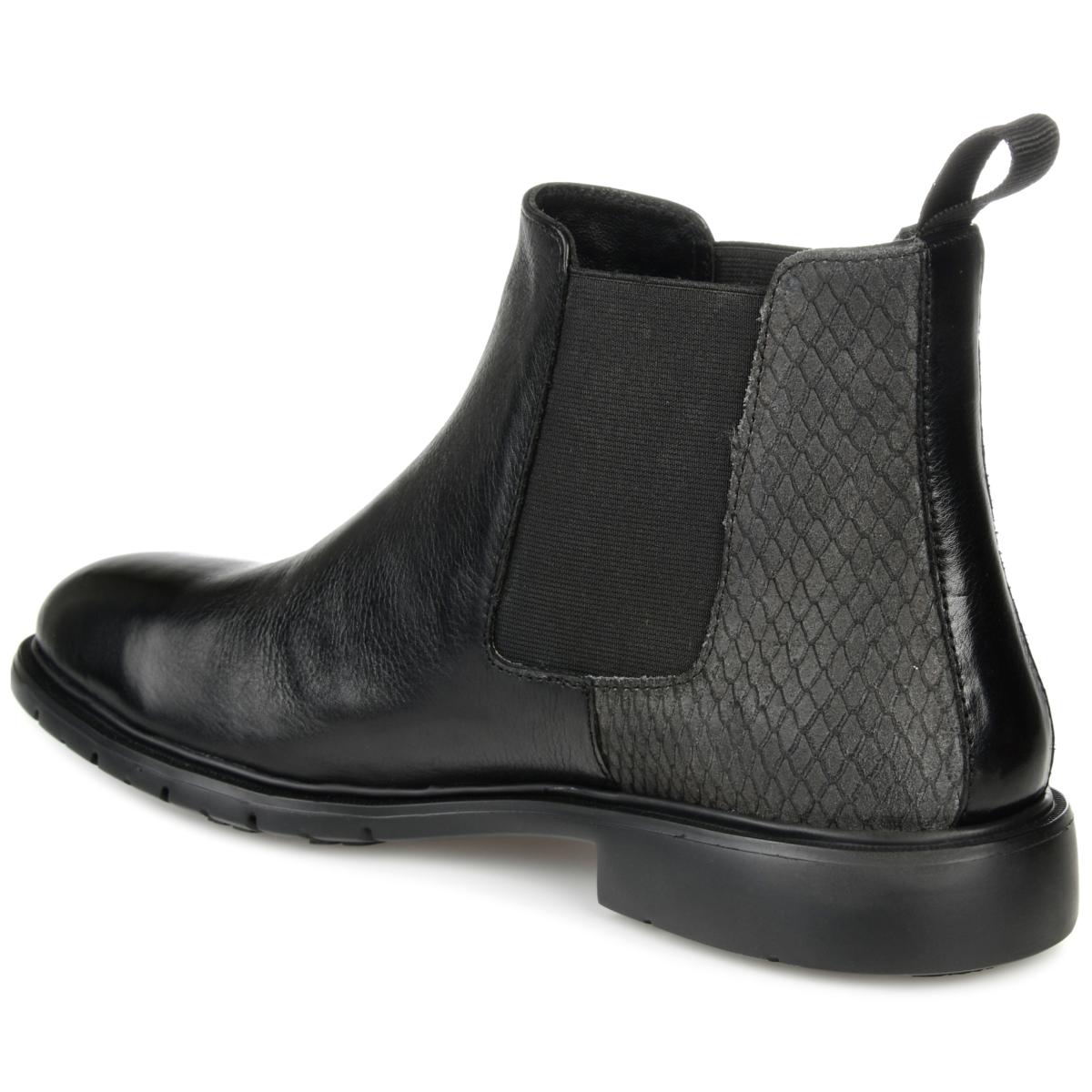 Thomas \u0026 Vine Men's Oswald Plain Toe Chelsea Boot | HSN, image size:1200x1200