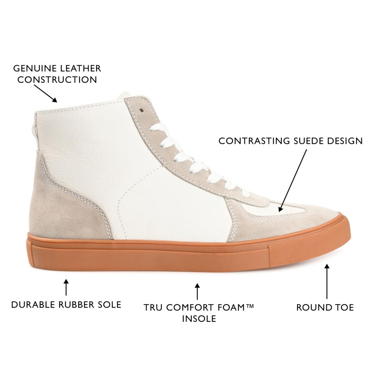 Thomas & Vine Men's Verge High Top Leather Sneaker