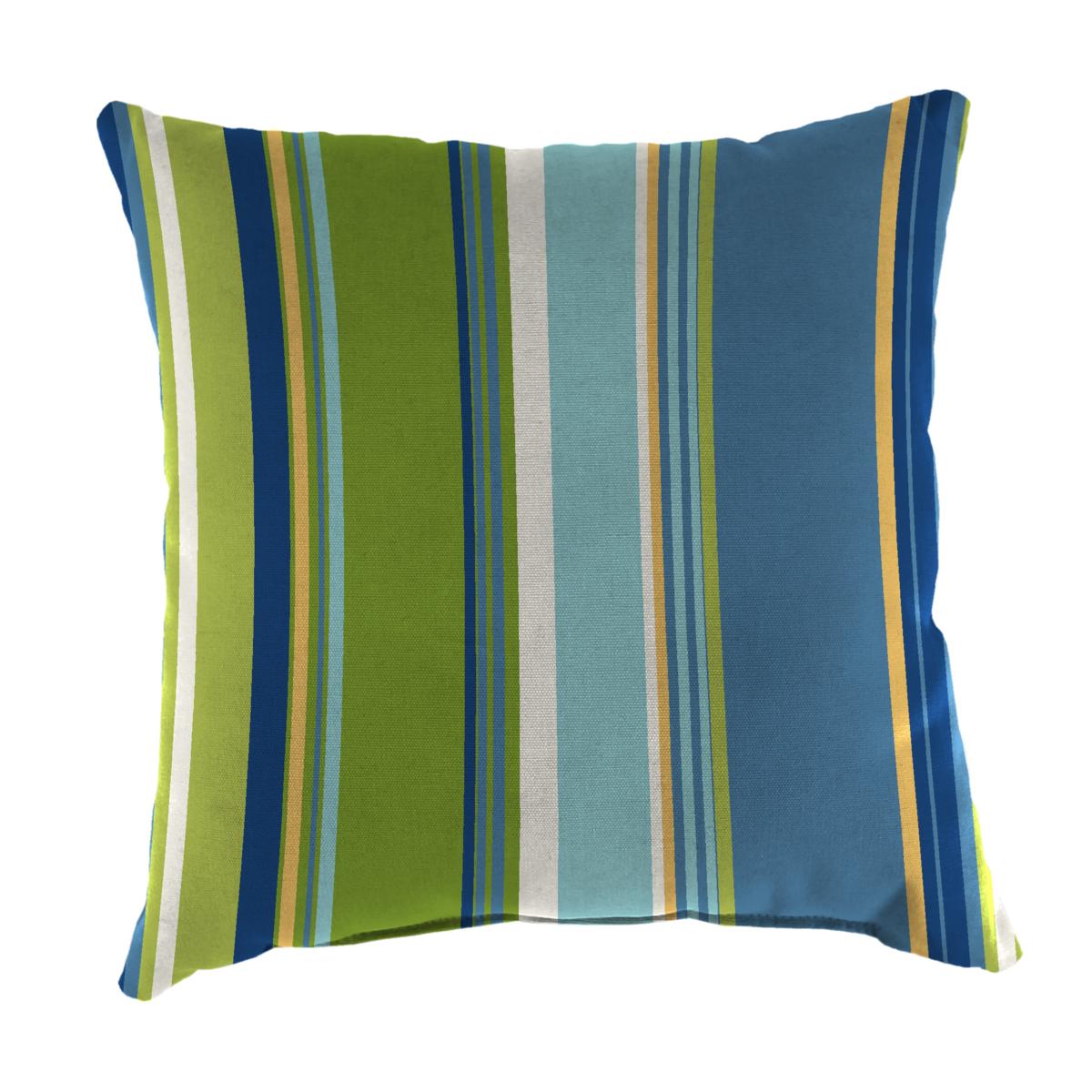 Outdoor/Indoor Baja Linen Lime Over-sized Rectangular Throw Pillow