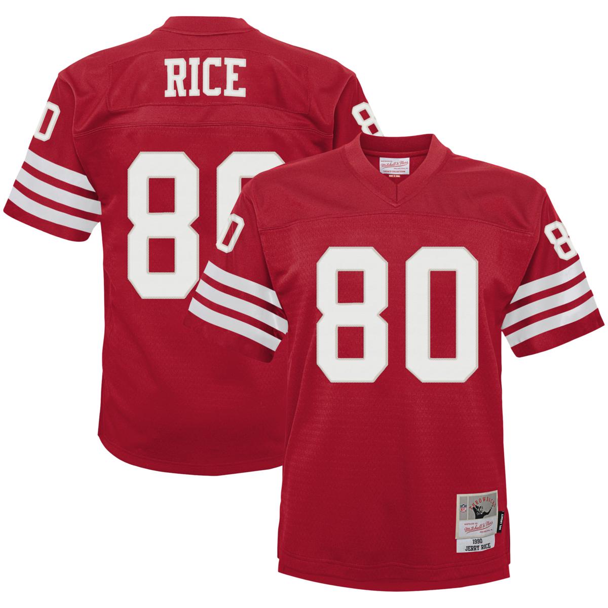 Toddler Mitchell & Ness Jerry Rice Scarlet San Francisco 49ers