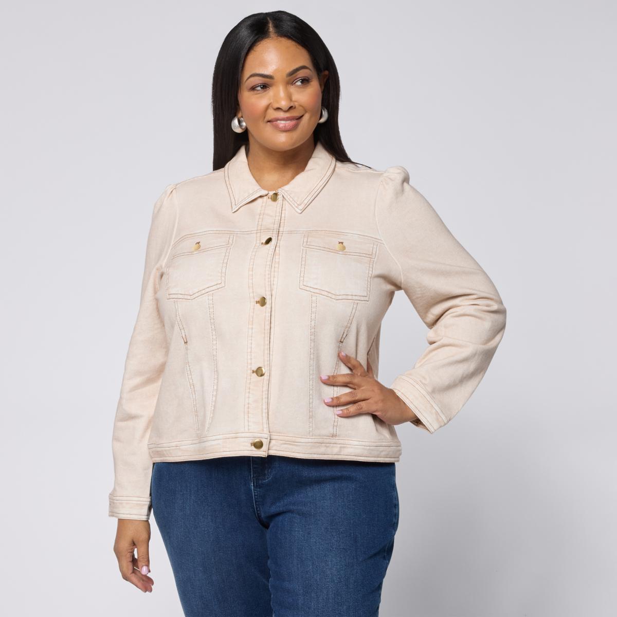 Tower Hill by Christie Brinkley Illusion Jacket | HSN