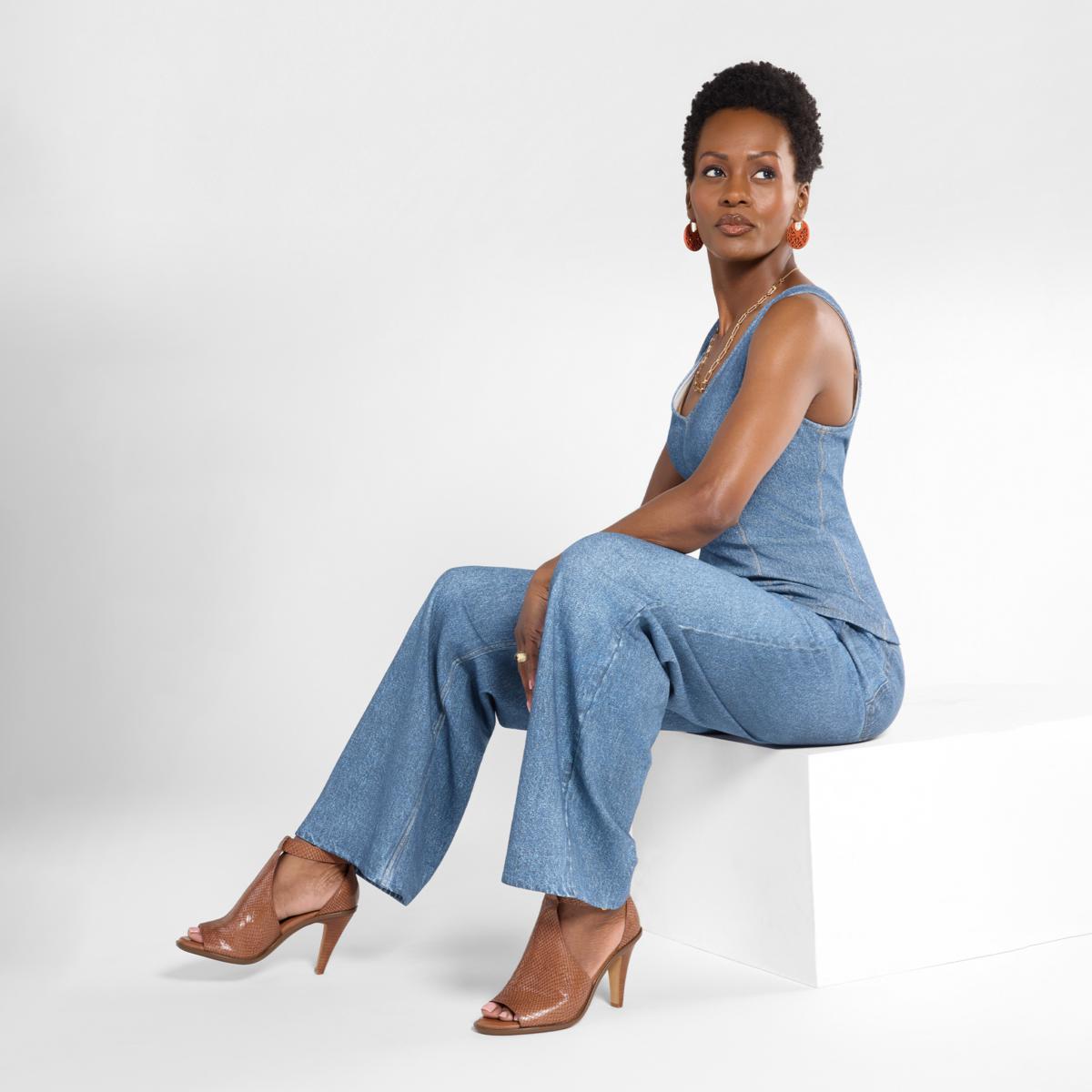 Tower Hill by Christie Brinkley Illusion Pant | HSN