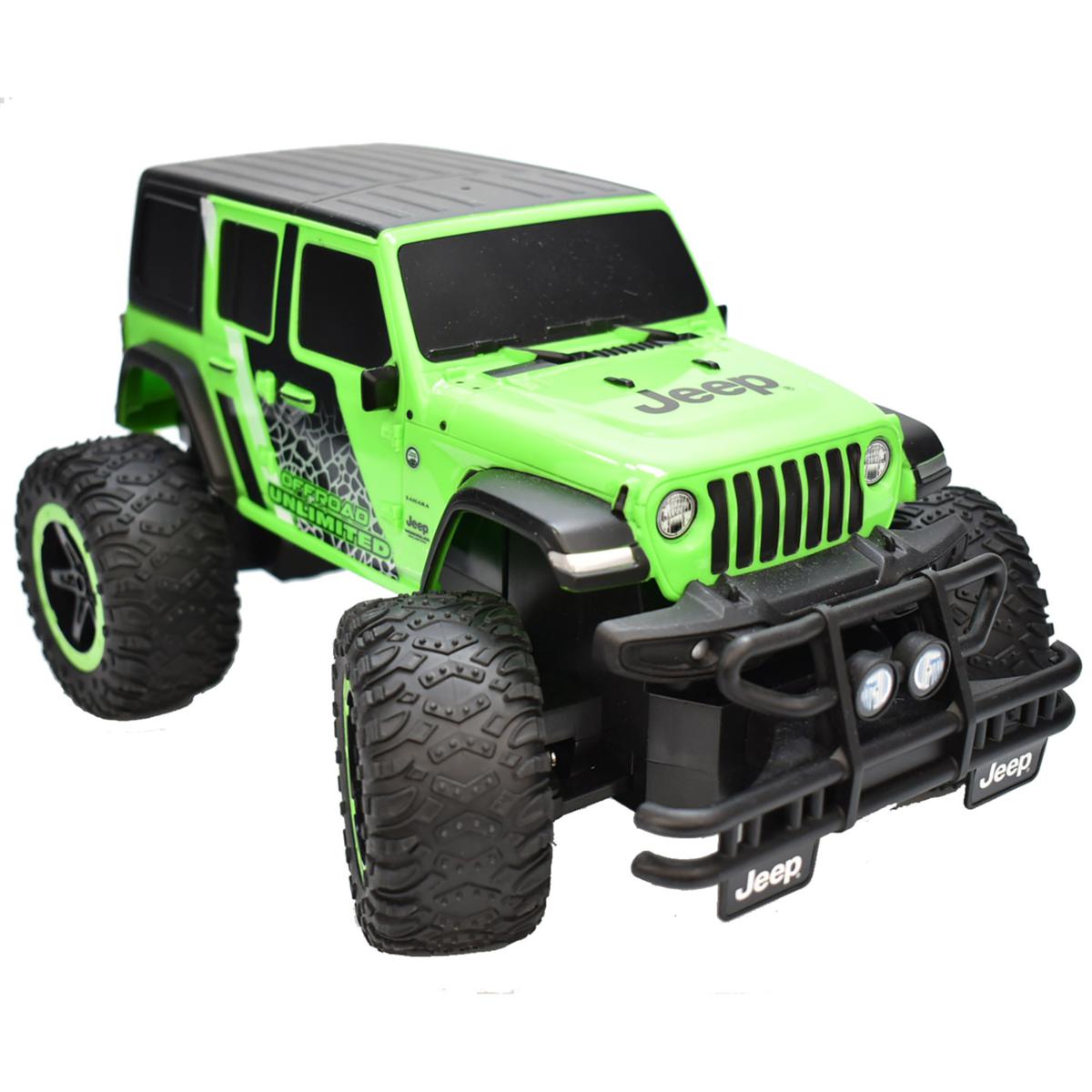 Toy Shock Remote Control Jeep Wrangler Sahara Unlimited 1:16 Scale