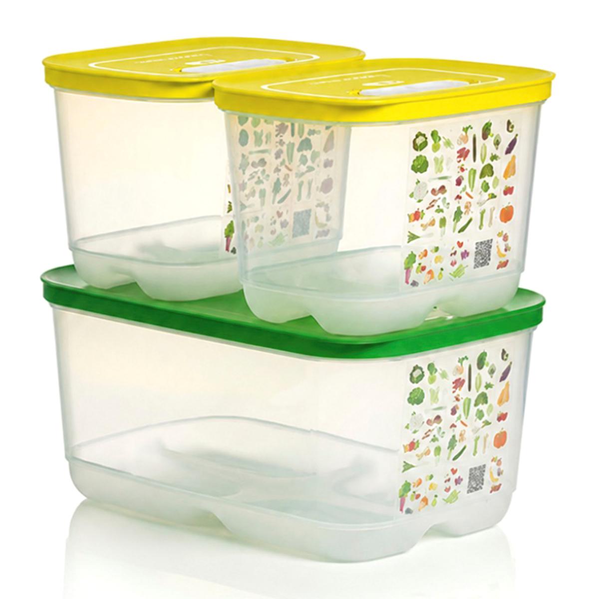 【新品】Tupperware NEW MM 6個セット Tupperware® 6pc FridgeSmart® Food Saver Set | HSN