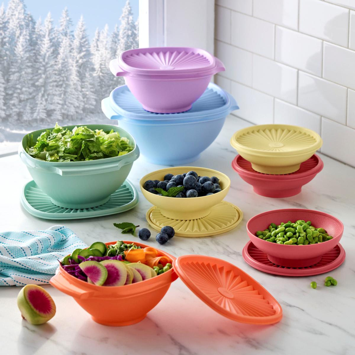 Tupperware® Heritage 16-piece Square and Round Bowl Set