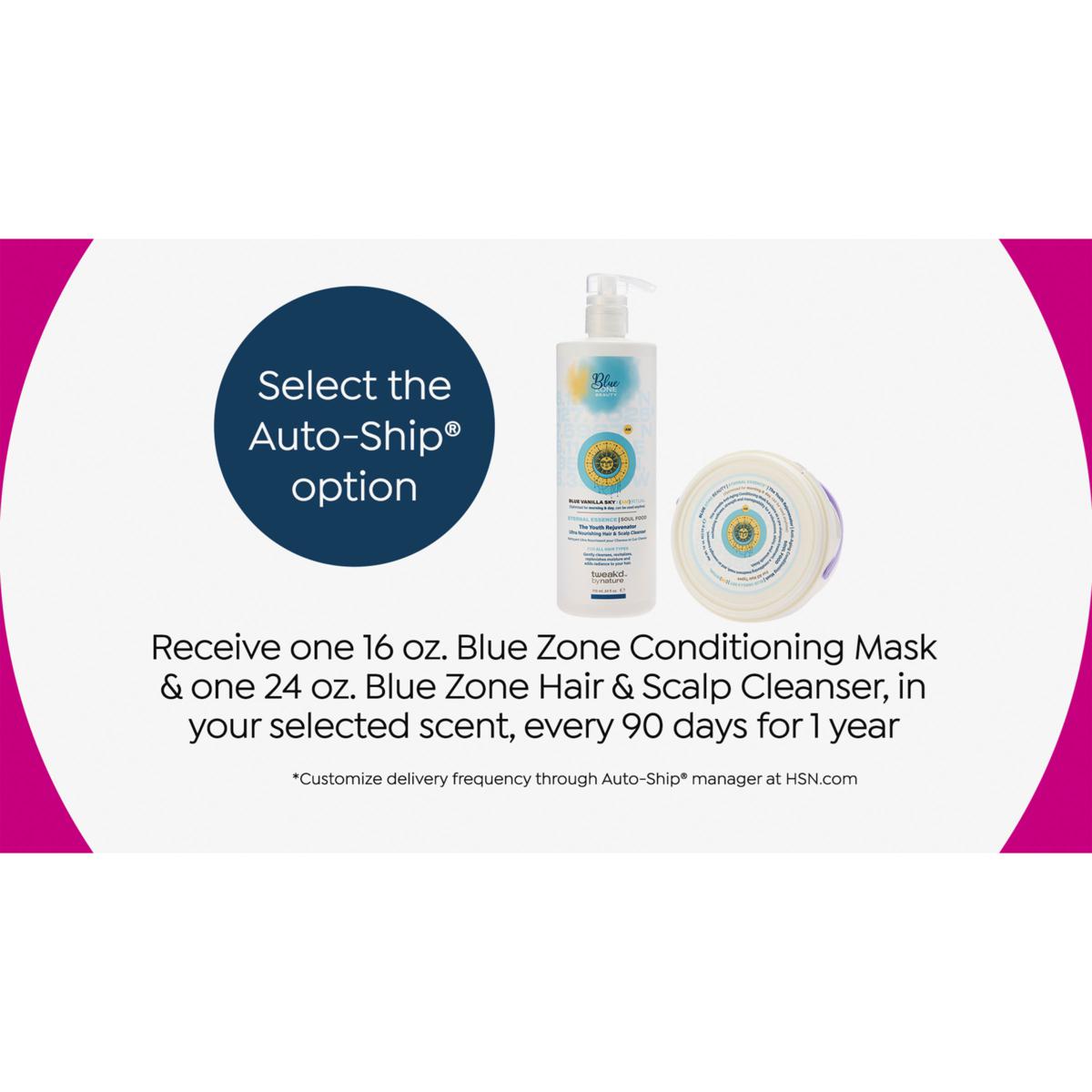 Tweak'd by Nature Blue Vanilla Sky Blue Zone Hair Cleanser