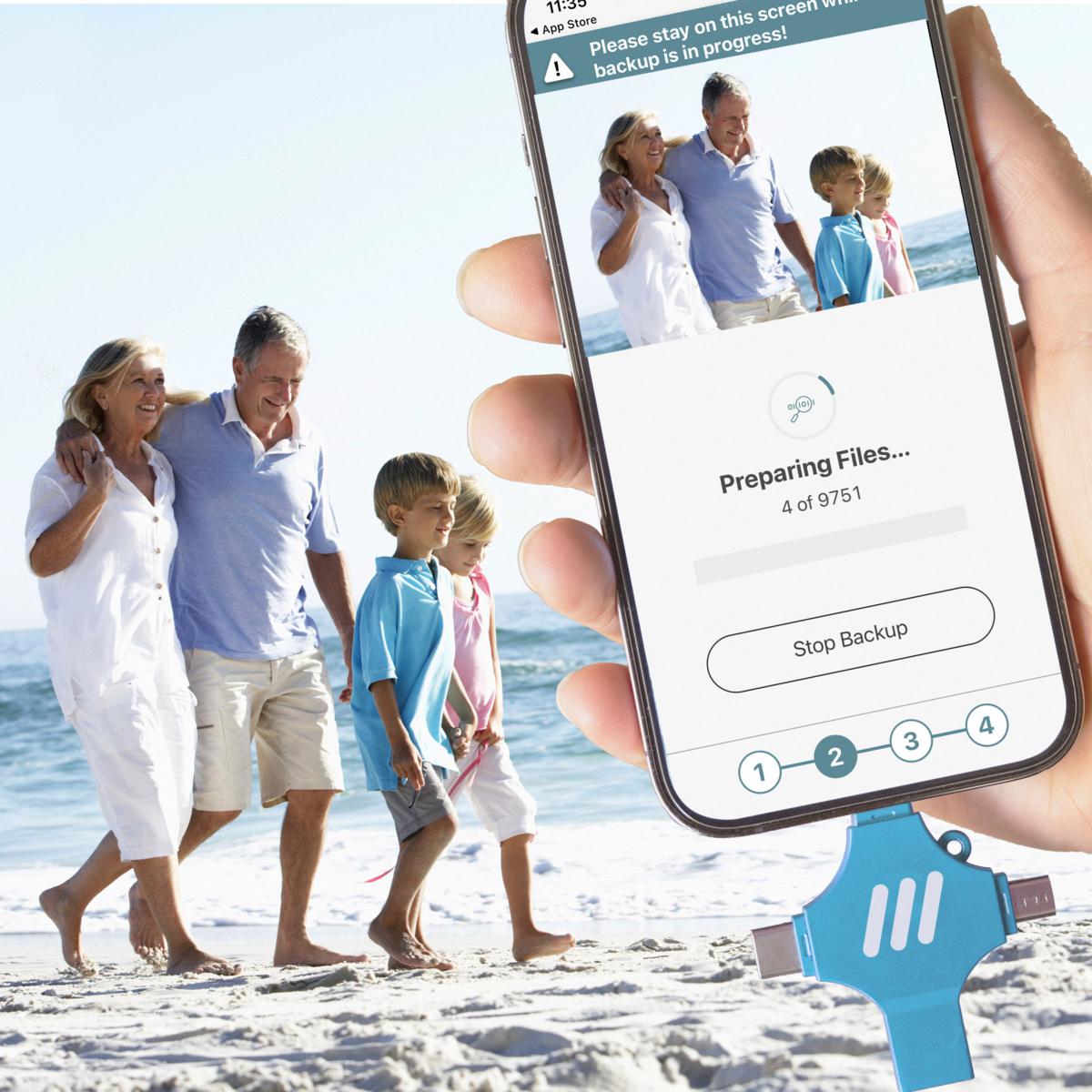 Ultimate Backup 128GB 4-in-1 Backup Device with Anti-Virus | HSN