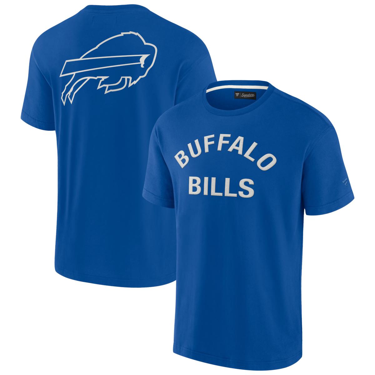 Unisex Fanatics Signature Royal Buffalo Bills Super Soft Short Sleeve T ...