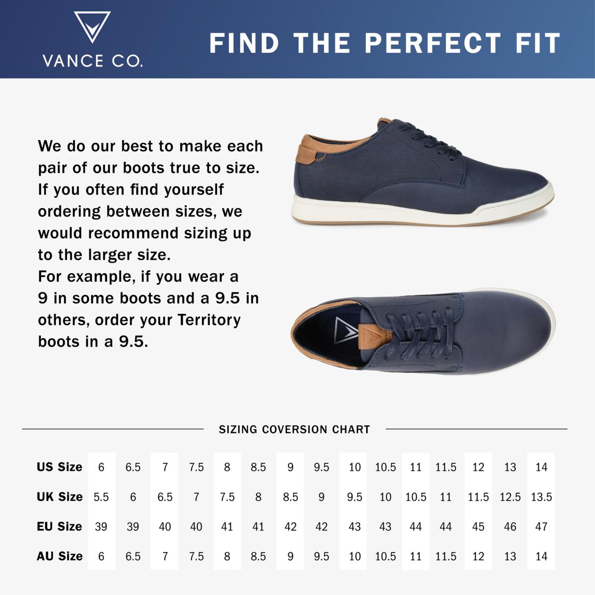 Vance Co. Aydon Men\'s Casual Sneakers Blue 9 wide Vance Co. Men main image 4